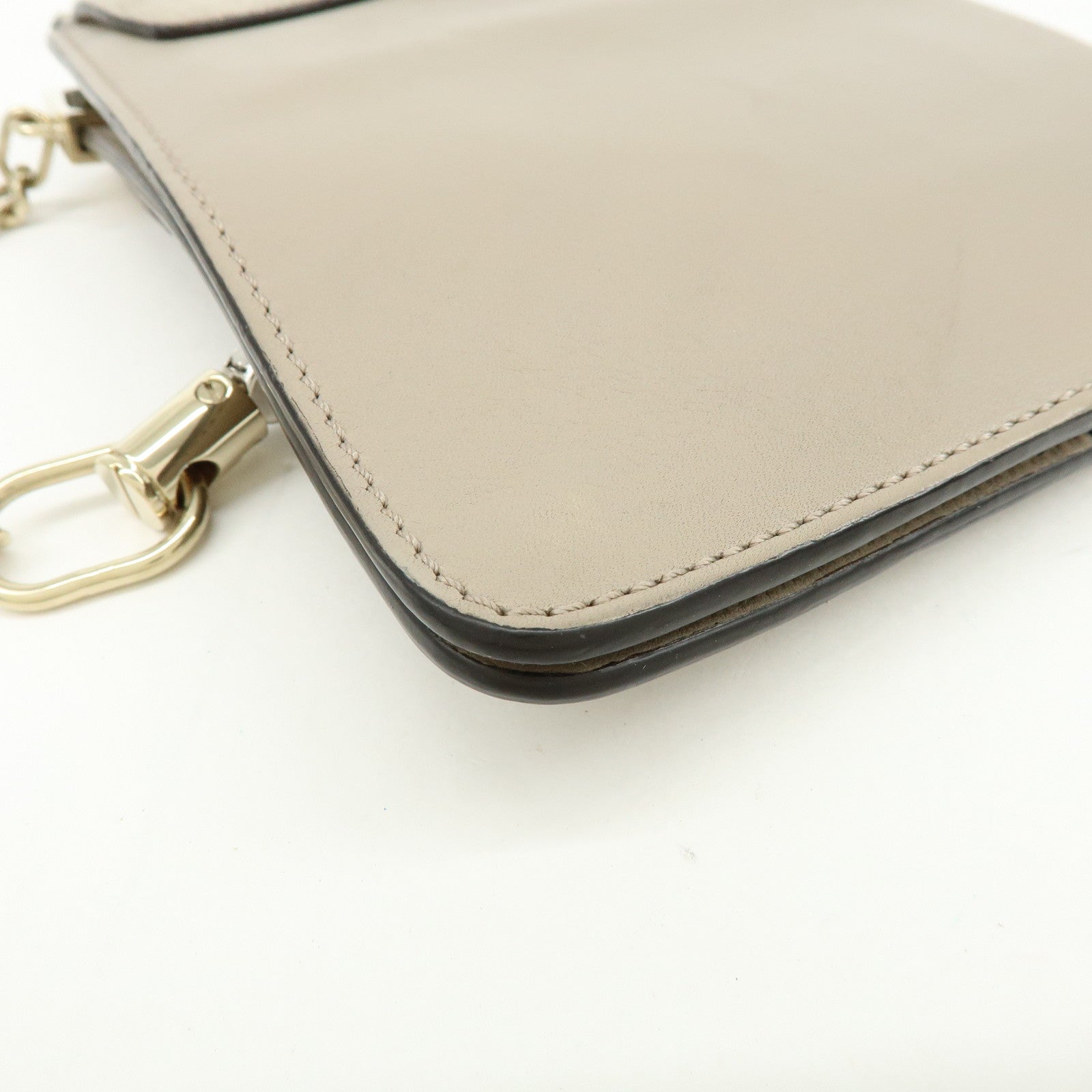 Chloe Faye Suede Leather Shoulder Bag Crossbody Bag Beige