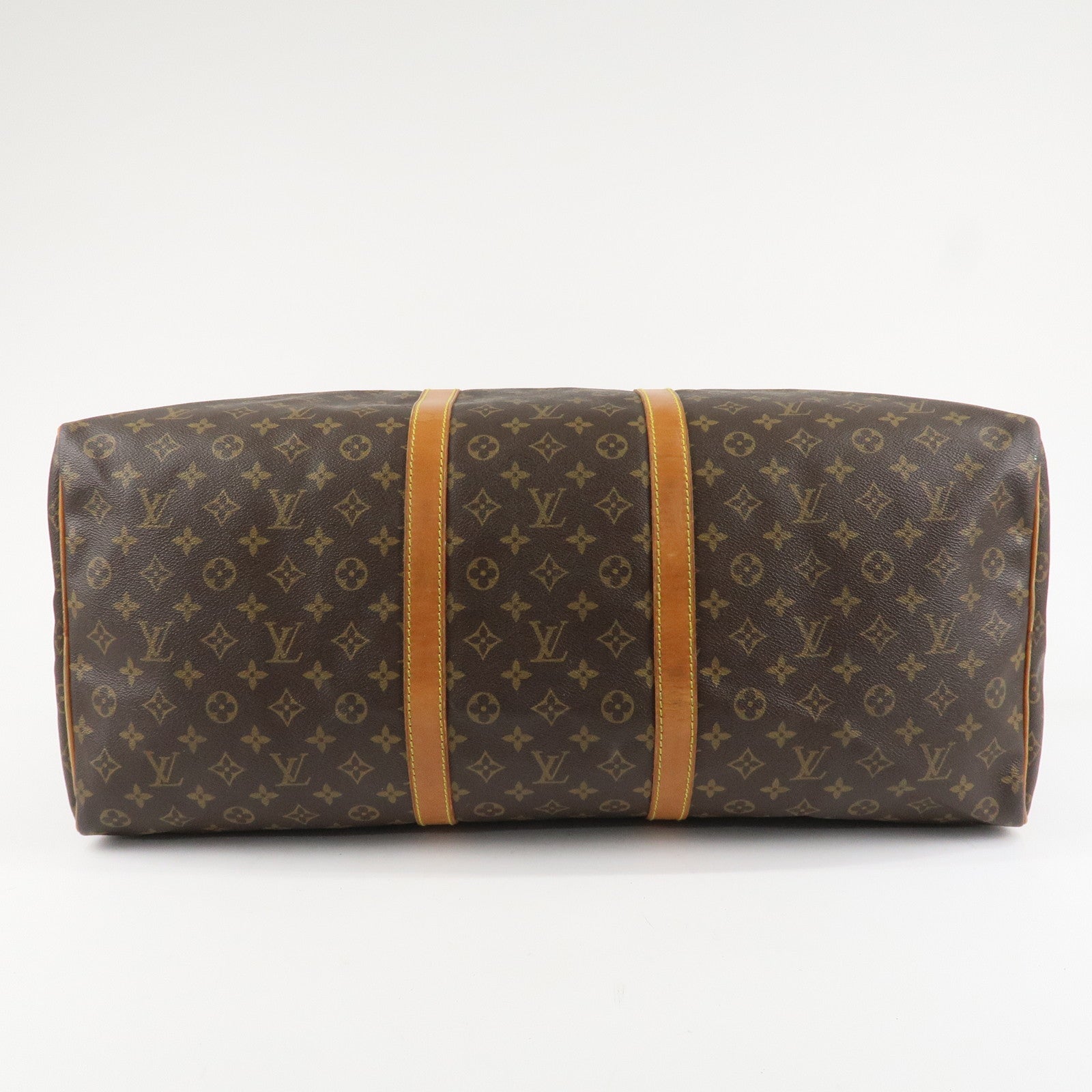 Louis Vuitton Monogram Keep All 60 Boston Bag Brown M41422 Used