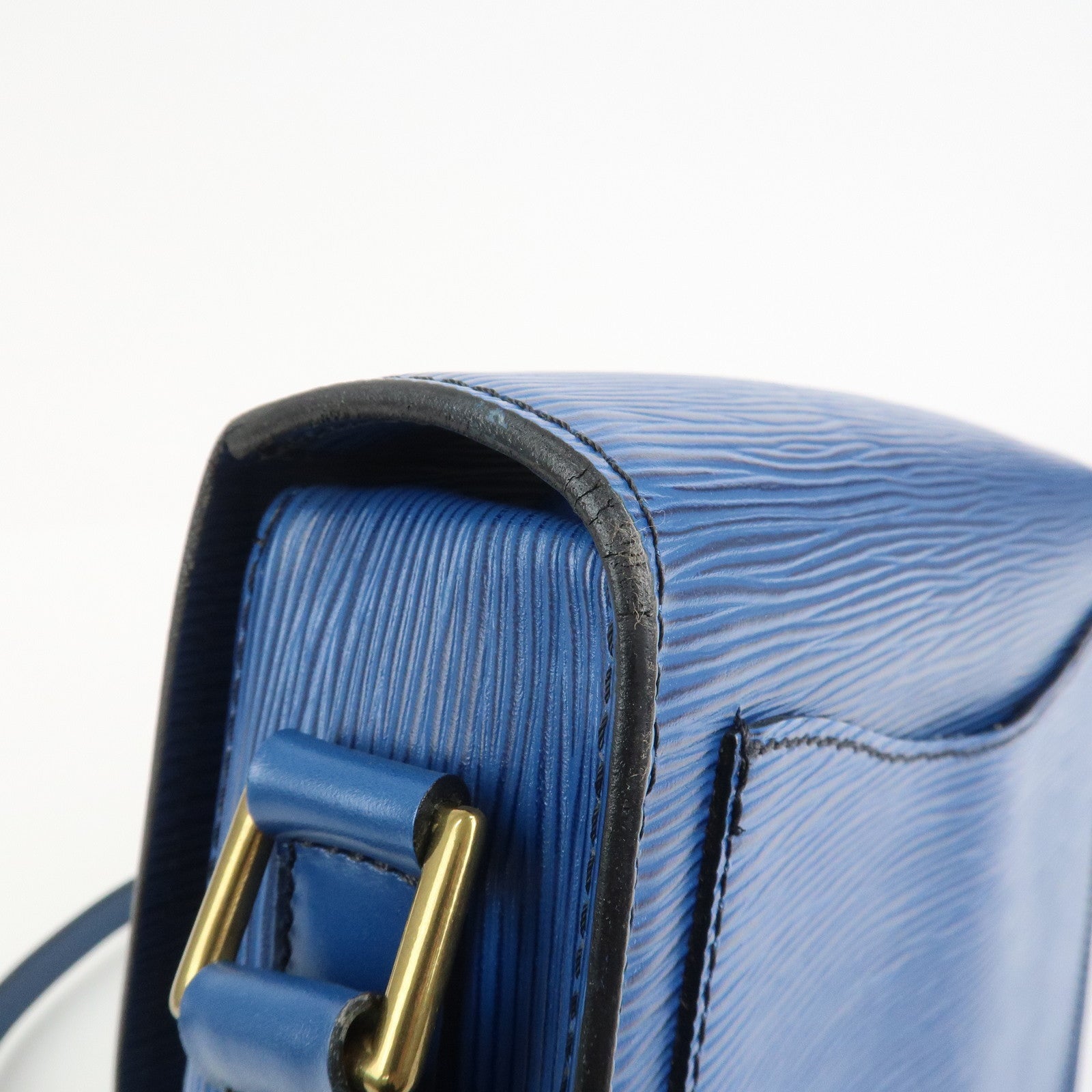 Louis Vuitton Epi Saint Cloud Shoulder Bag Toledo Blue M52195