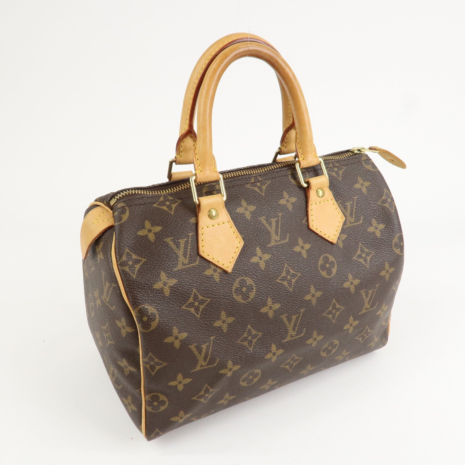 Louis Vuitton Monogram Speedy 25 Hand Bag Boston Bag M41528