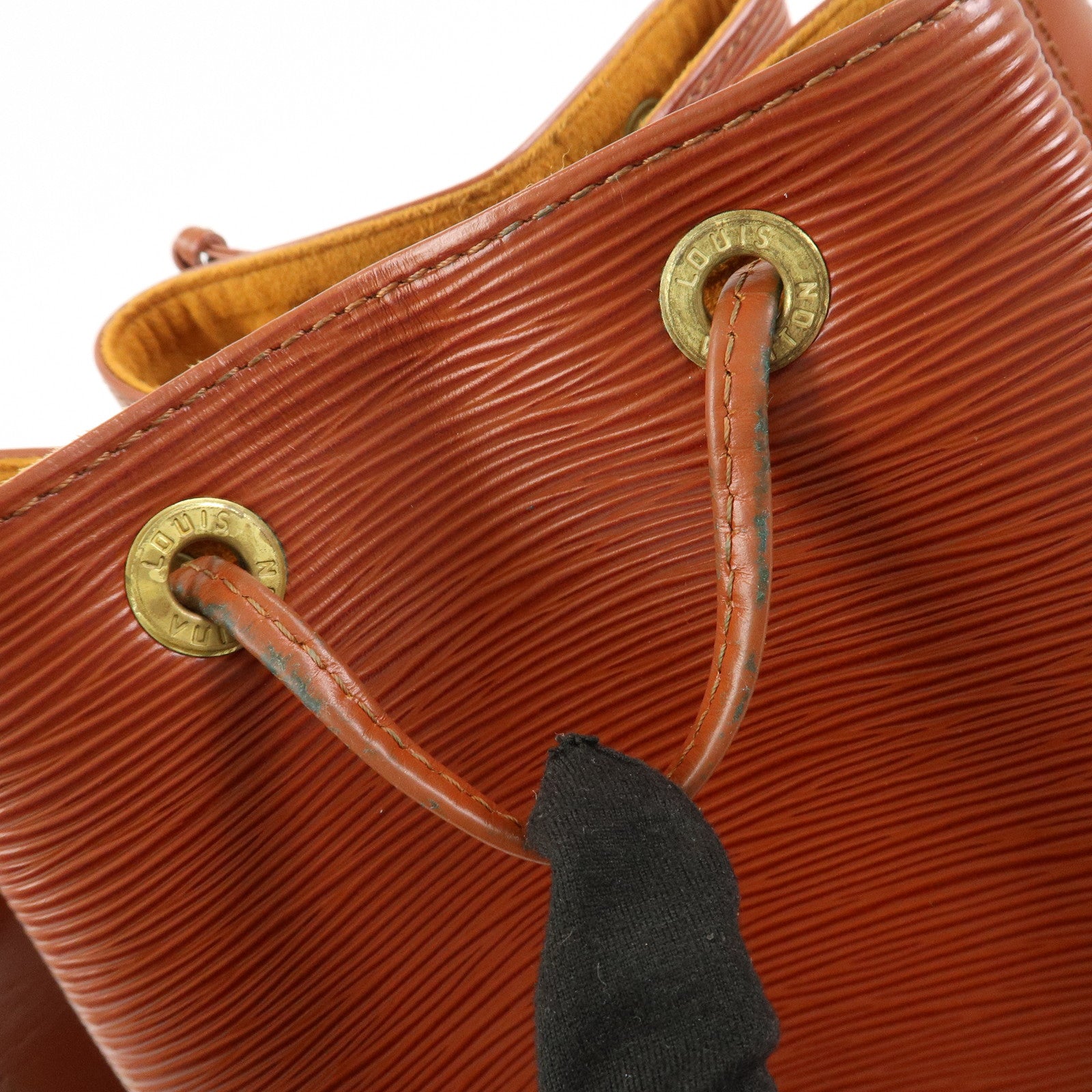 Louis Vuitton Epi Noe Leather Shoulder Bag Kenya Brown M44003