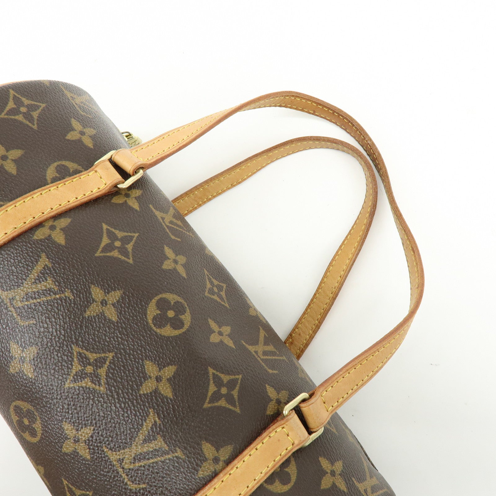 Louis Vuitton Monogram Papillon 26 Hand Bag Brown M51386