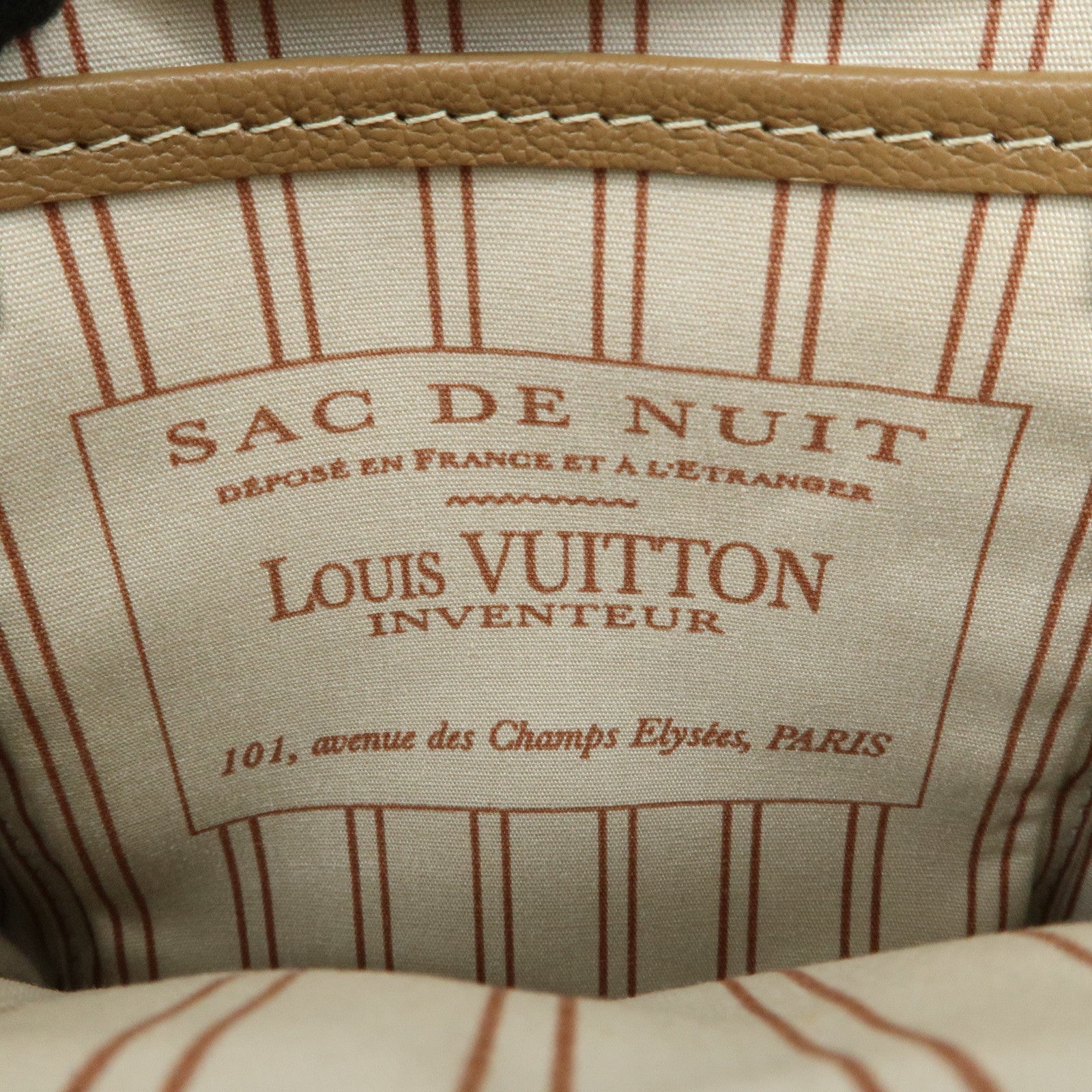 Louis Vuitton Antigua Toile Trianon Sac de Nuit PM Hand Bag M48827