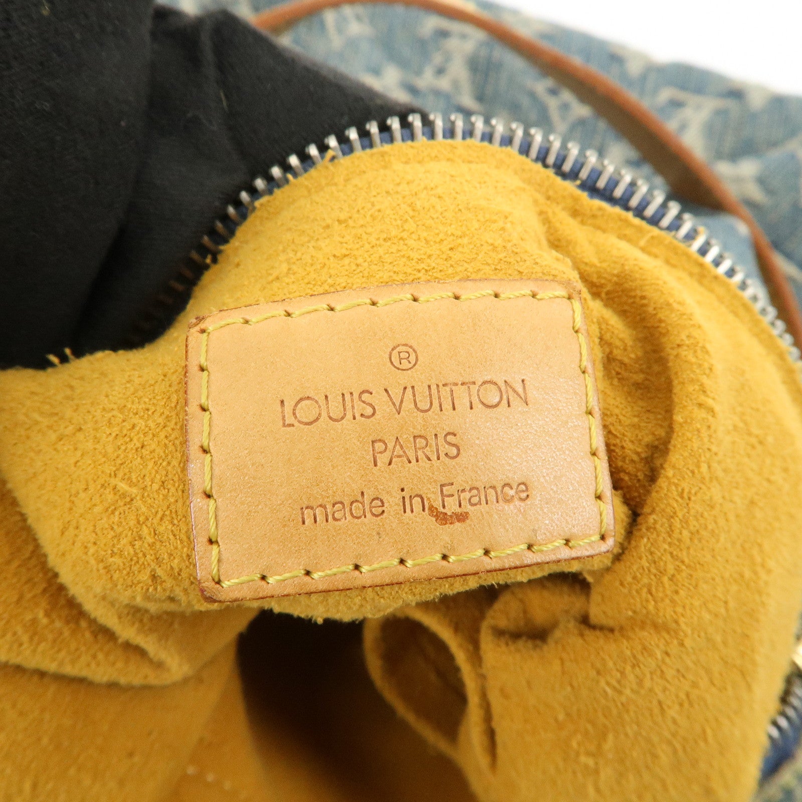 Louis Vuitton Monogram Denim Baggy GM Shoulder Bag Blue M95048