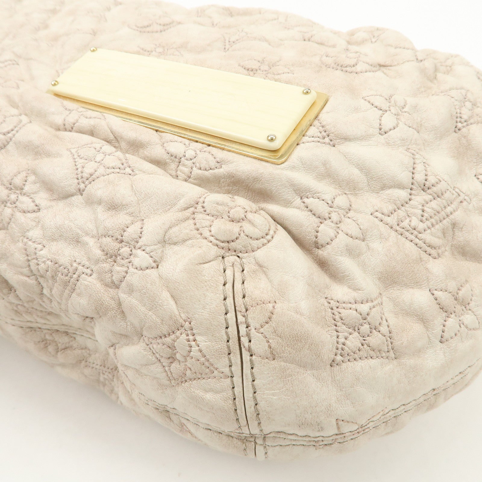 Louis Vuitton Leather Monogram O Lamp Nimbs GM Shoulder Bag M95423 Used