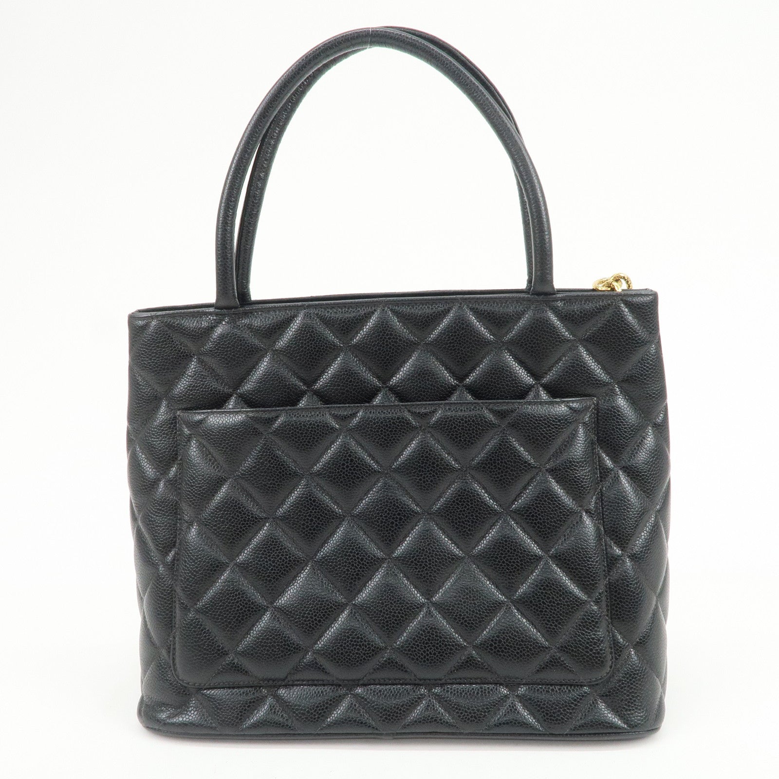 CHANEL Matelasse COCO Mark Medallion Tote Bag Hand Bag A01804