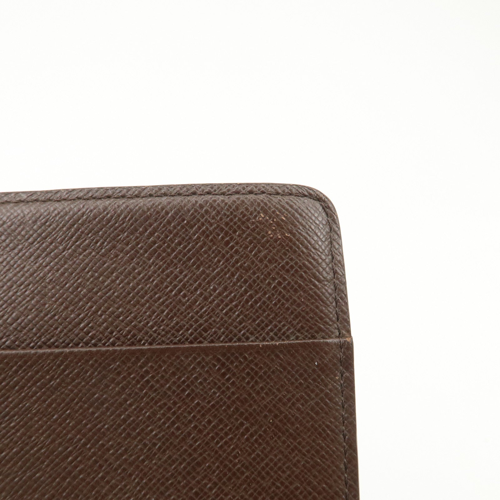 Louis Vuitton Damier Canvas Agenda MM Planner Cover Brown R20240 Used