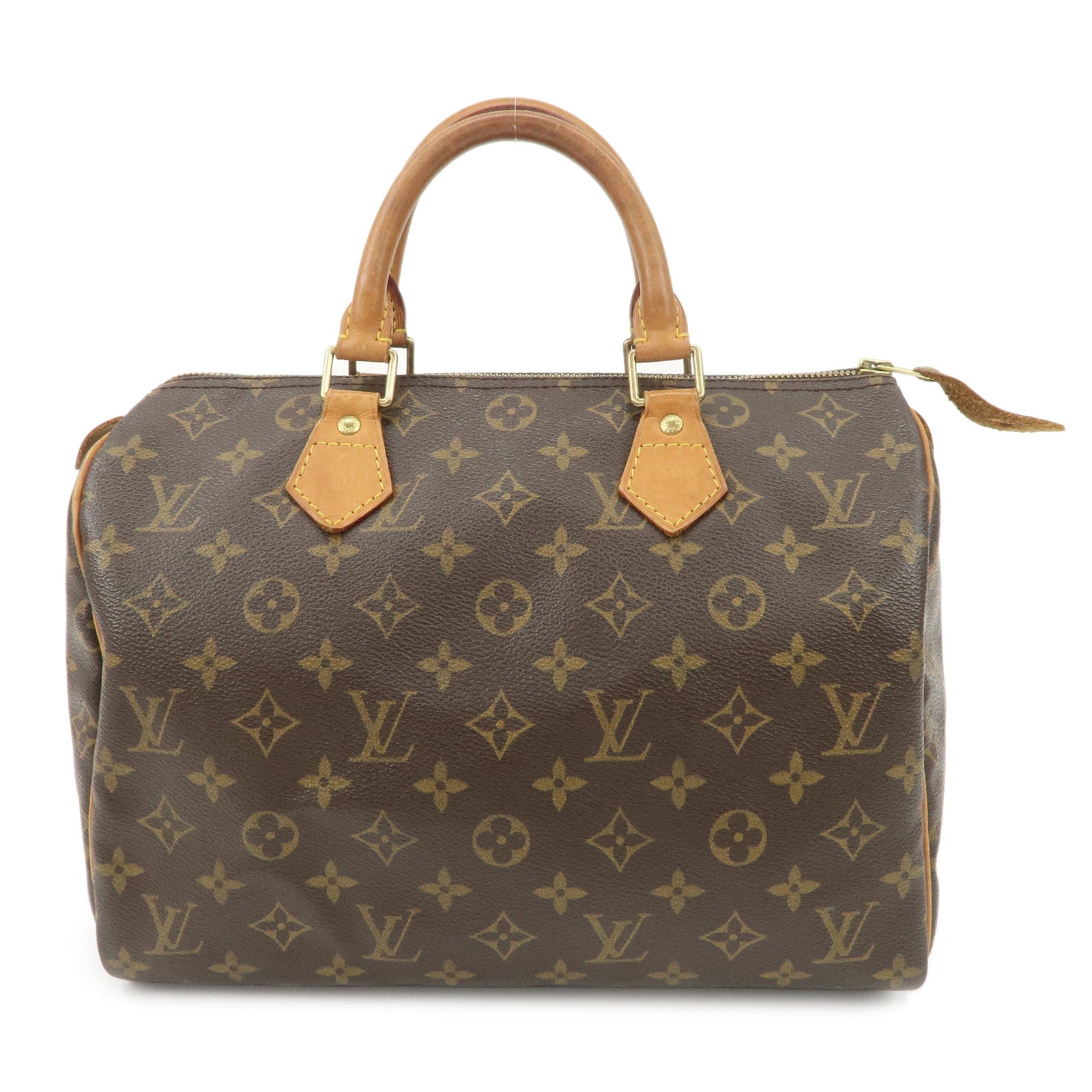 Louis Vuitton Monogram Speedy 30 Boston Bag Hand Bag Brown M41526