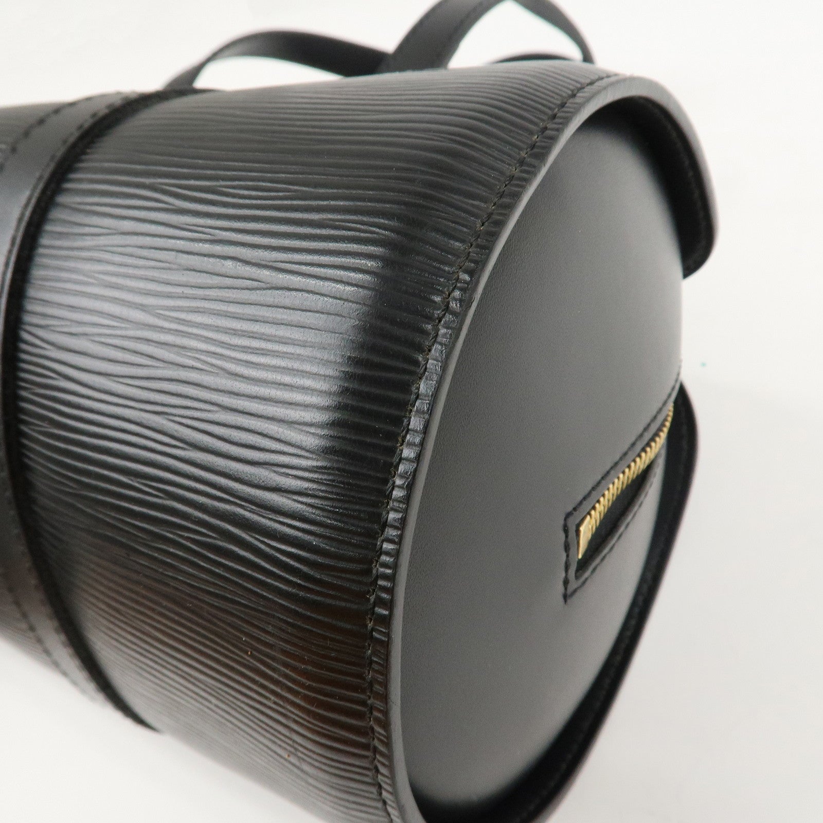 Louis Vuitton Epi Soufflot Hand Bag Shoulder Bag Noir Black M52862