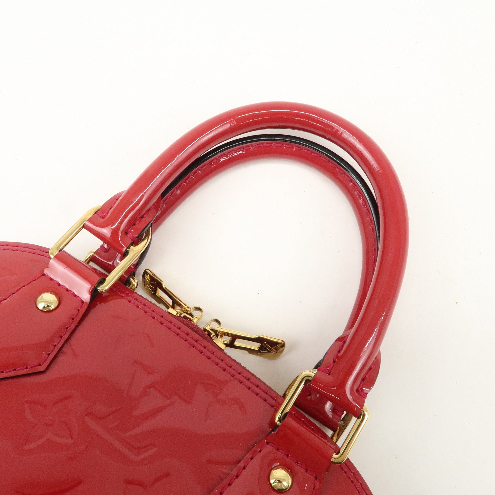 Louis Vuitton Monogram Vernis Leather Alma BB 2Way Shoulder Bag Used