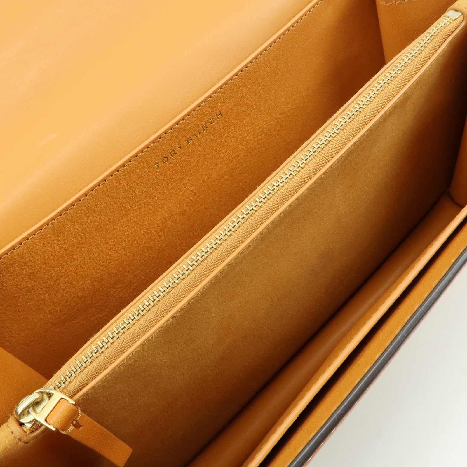 TORY BURCH T Monogram Jacquard Leather Shoulder Bag Leopard Beige