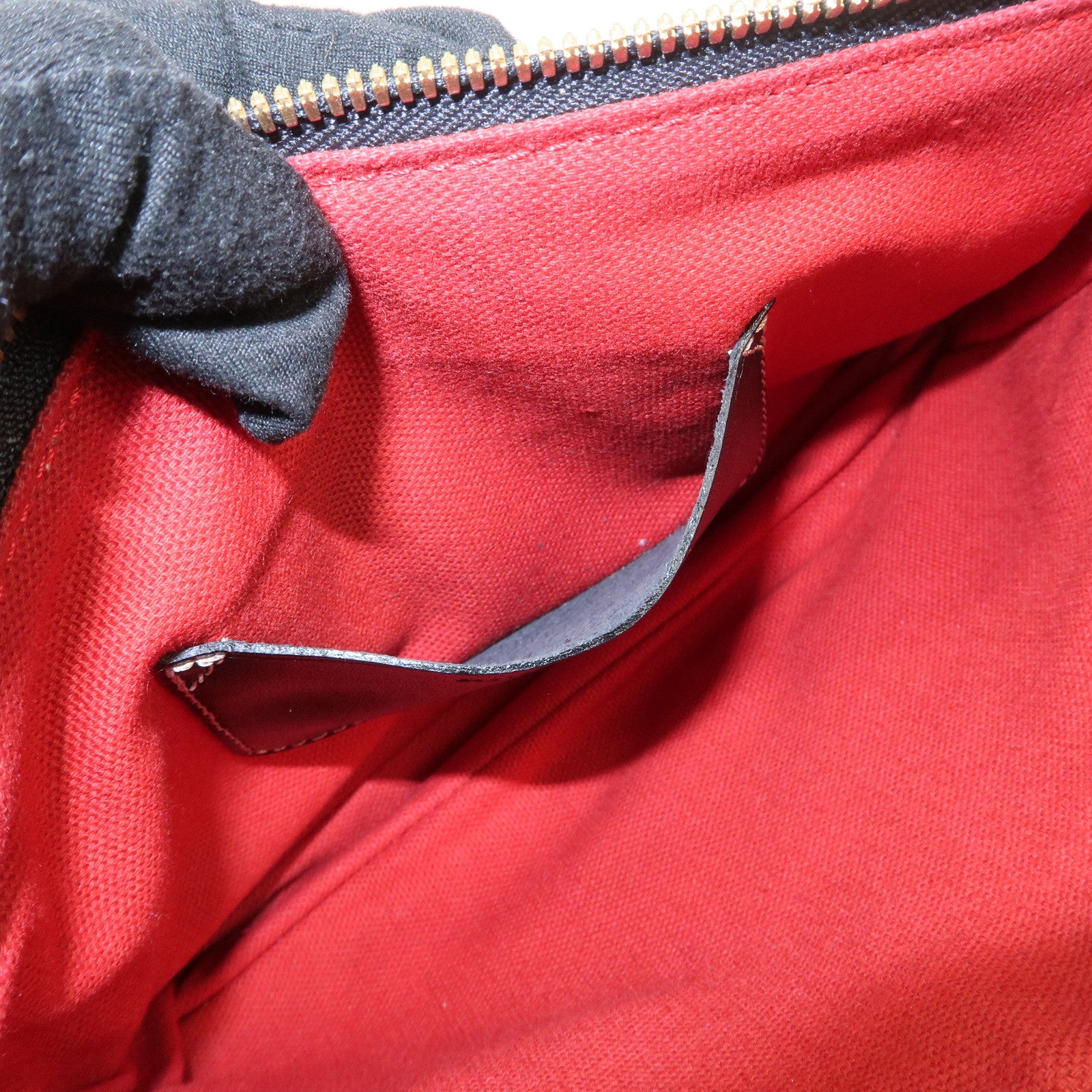 BURBERRY Nova Plaid Wool Leather Shoulder Bag Hand Bag Beige Black