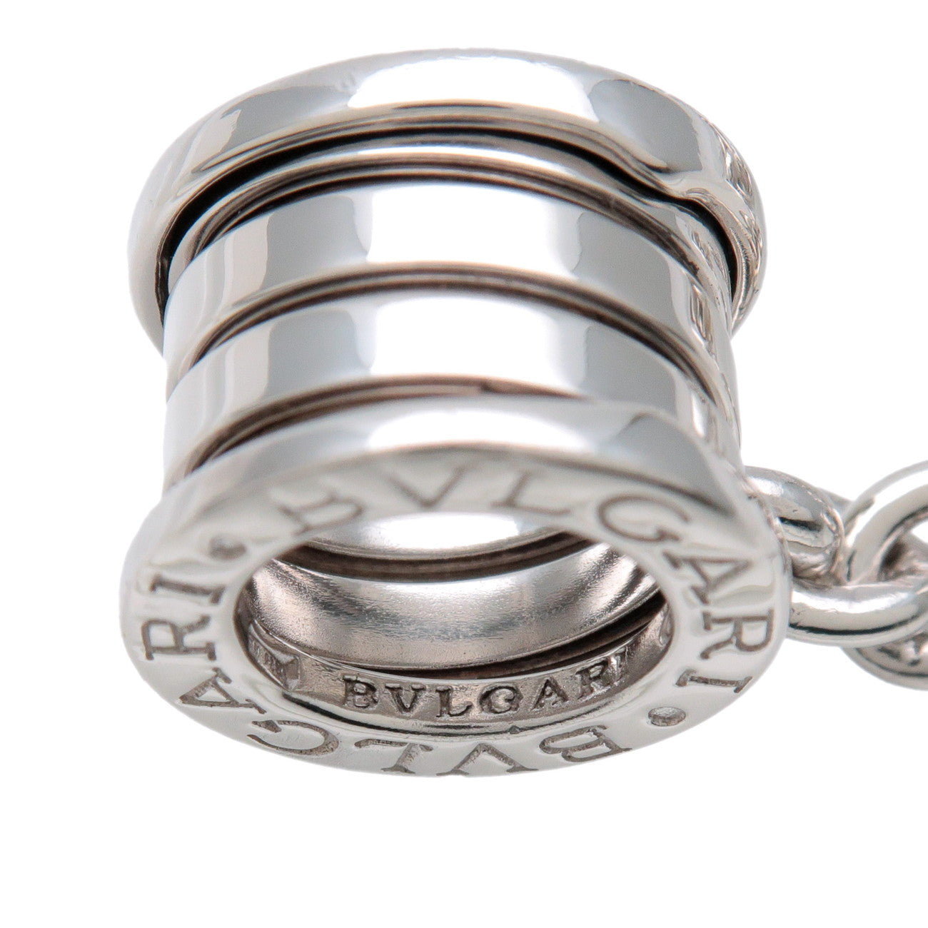BVLGARI B-zero1 Bag Charm Key Chain SV925 Silver