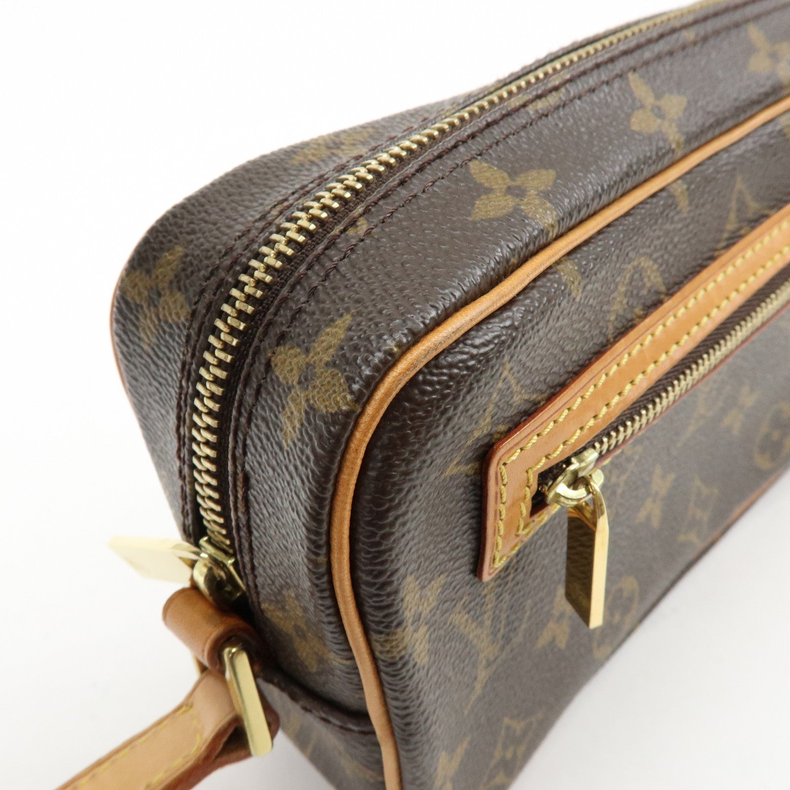 Louis Vuitton Monogram Pochette Cite Shoulder Bag Brown M51183