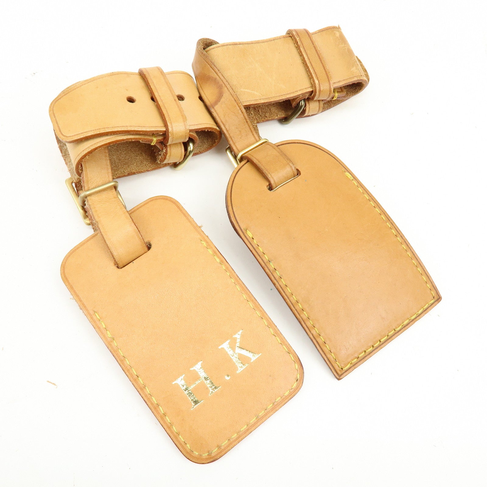 Louis Vuitton Set of 9 Leather Name Tag & Poignet