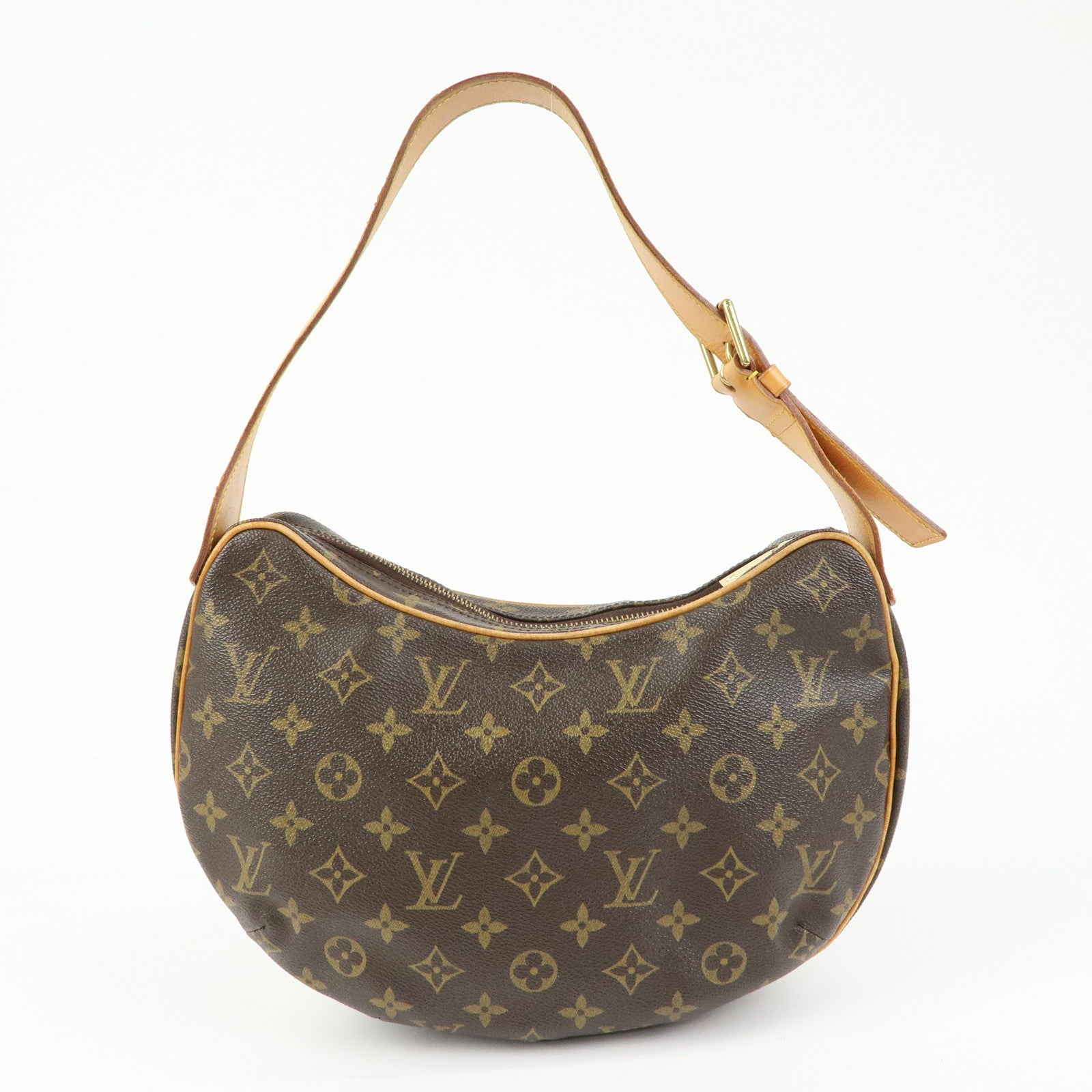 Louis Vuitton Monogram Croissant MM Shoulder Bag Brown M51512