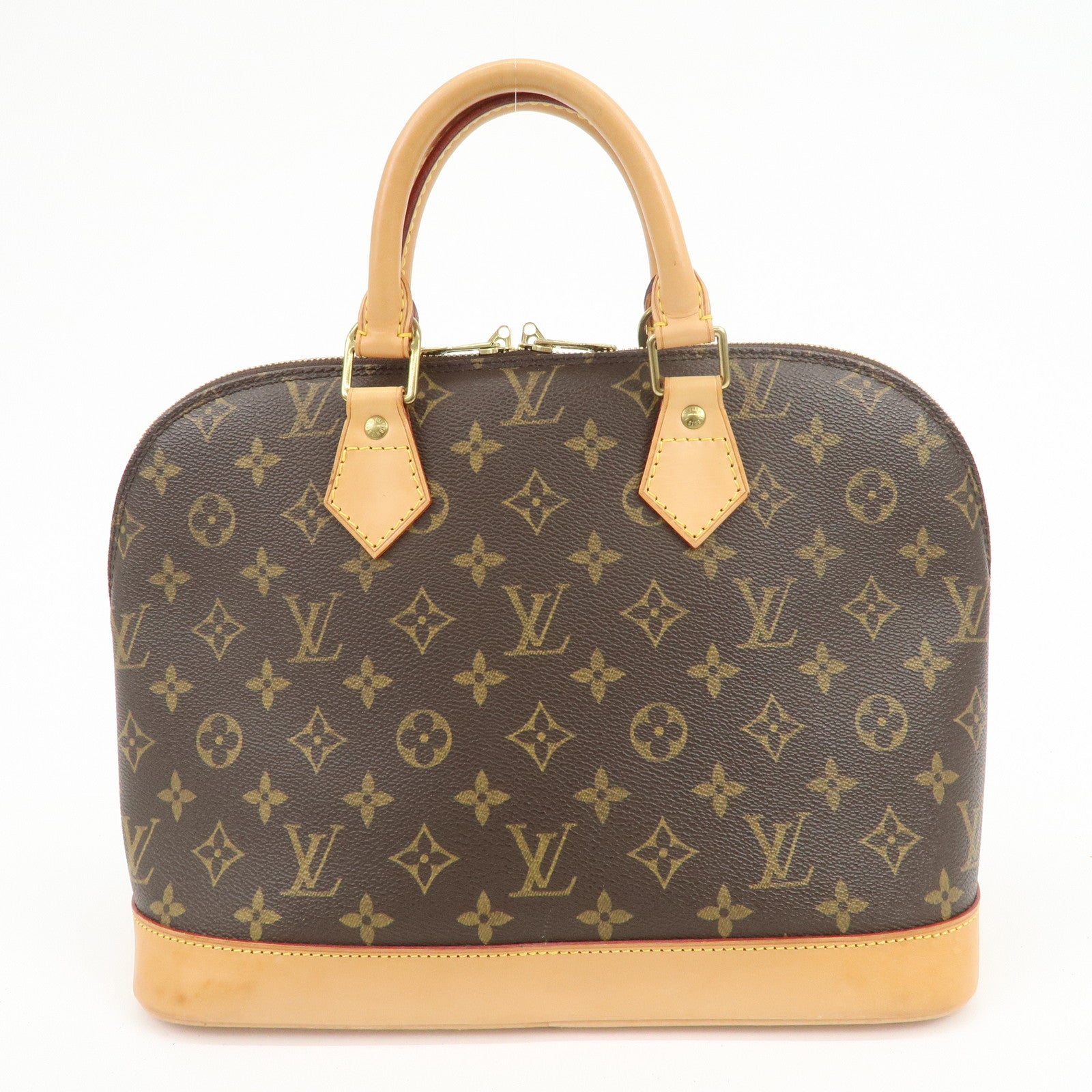Louis Vuitton Monogram Canvas Alma Hand Bag Brown M51130