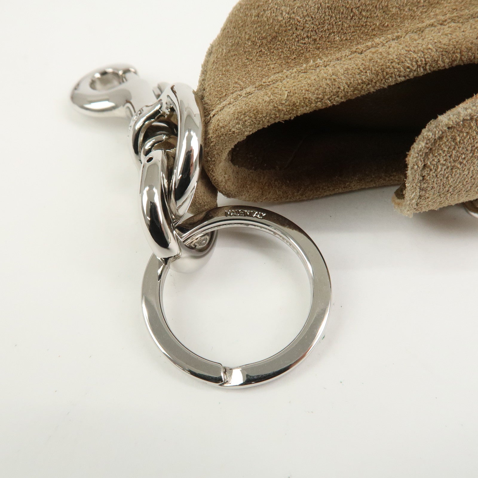 GUCCI Horsebit Loafer Motif Suede Bag Charm Key Charm Brown 203405