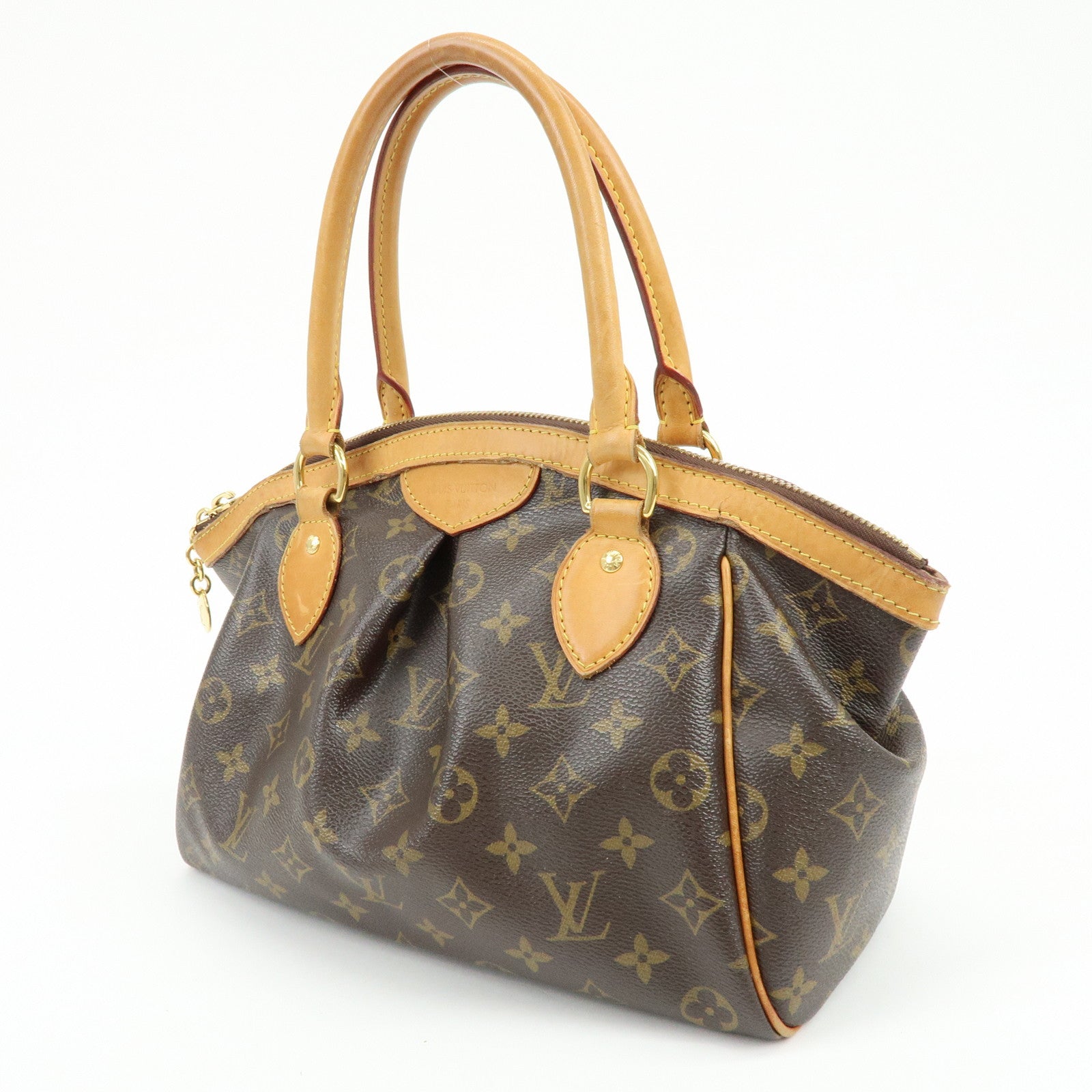 Louis Vuitton Monogram Tivoli PM Hand Bag Shoulder Bag Brown M40143