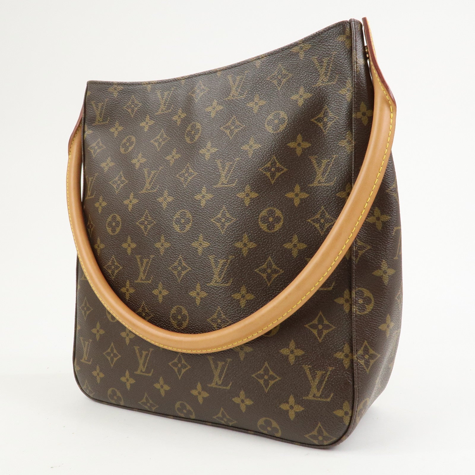 Louis Vuitton Monogram Canvas Looping GM Shoulder Bag Brown M51145