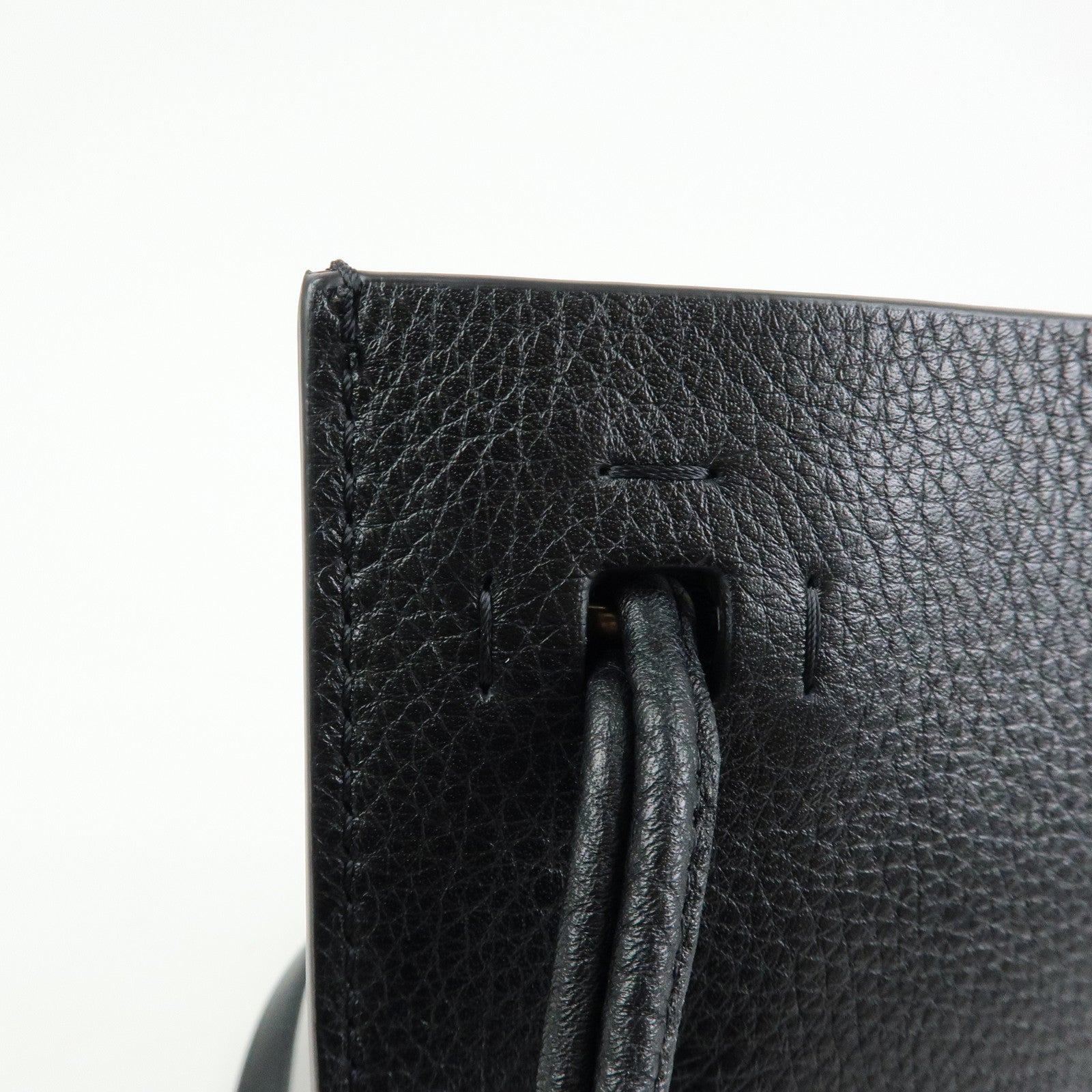 VALENTINO Studs Leather Shoulder Bag Crossbody Bag Black