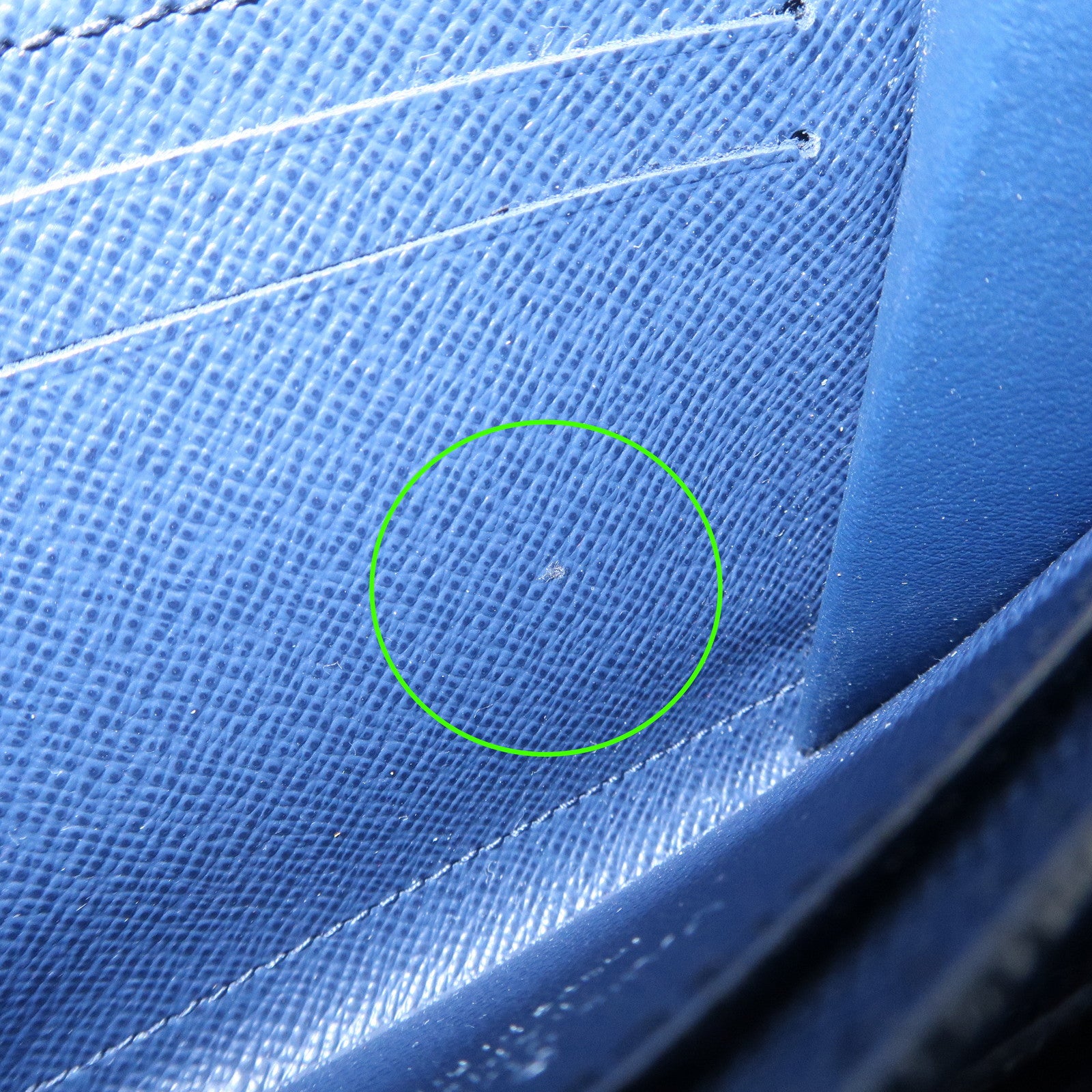 Louis Vuitton Epi leather Zippy Round Coin Case Andigo Blue M60384