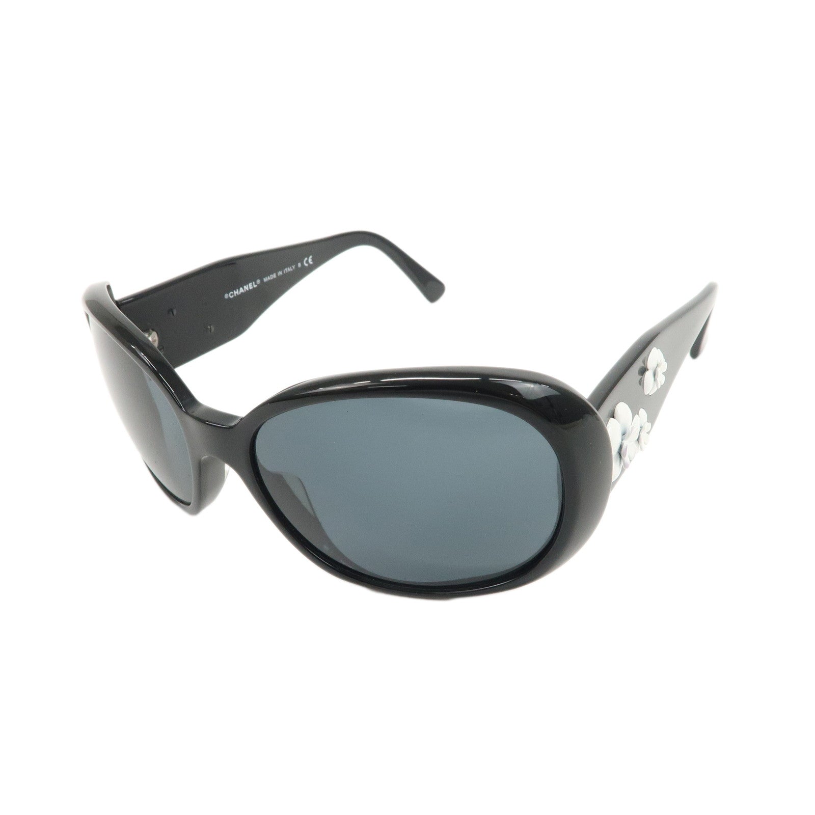 CHANEL Camellia Plastic Sunglasses 5113-A c.501/87 56□16 130 3N