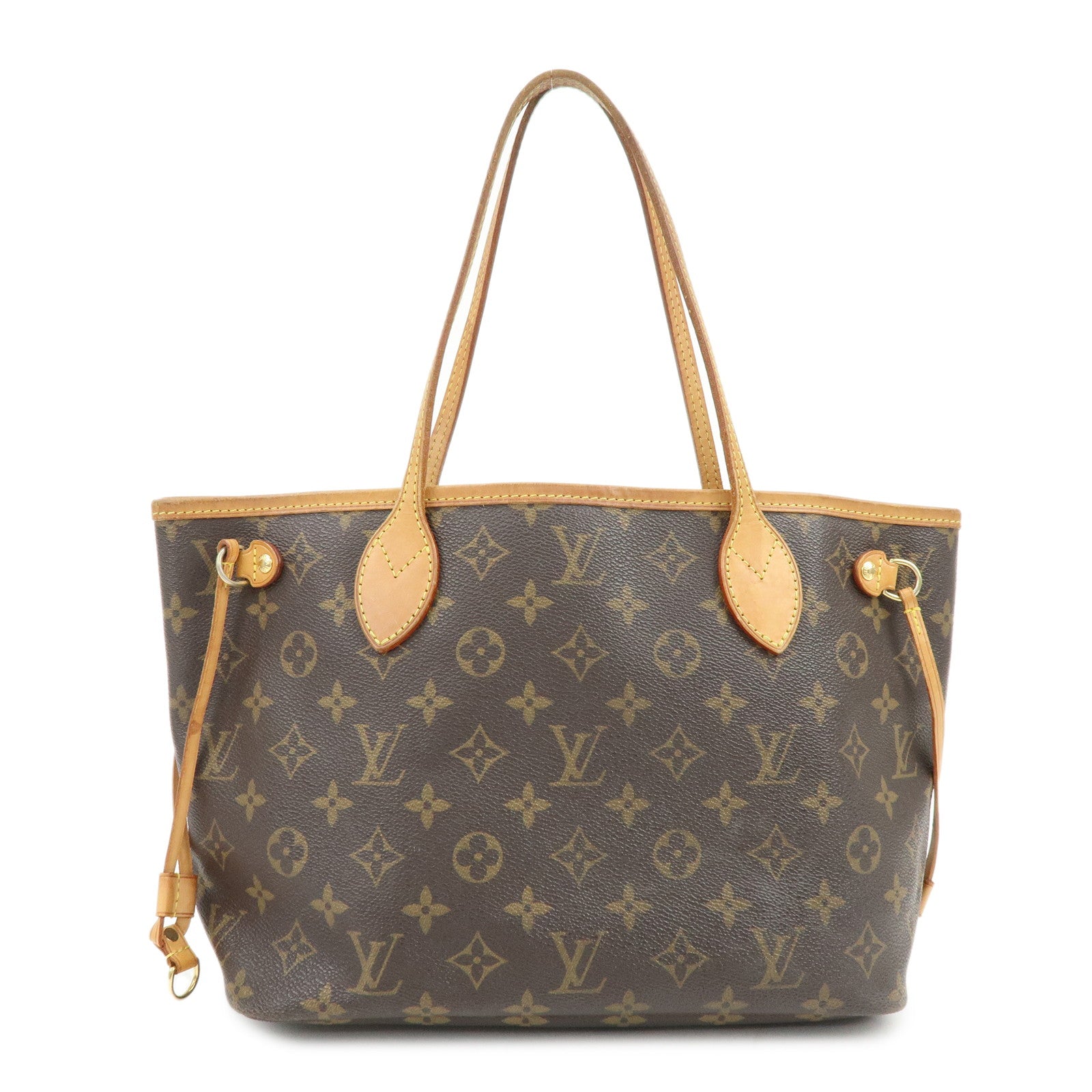 Louis Vuitton Monogram Neverfull PM Tote Bag Hand Bag Brown M40155