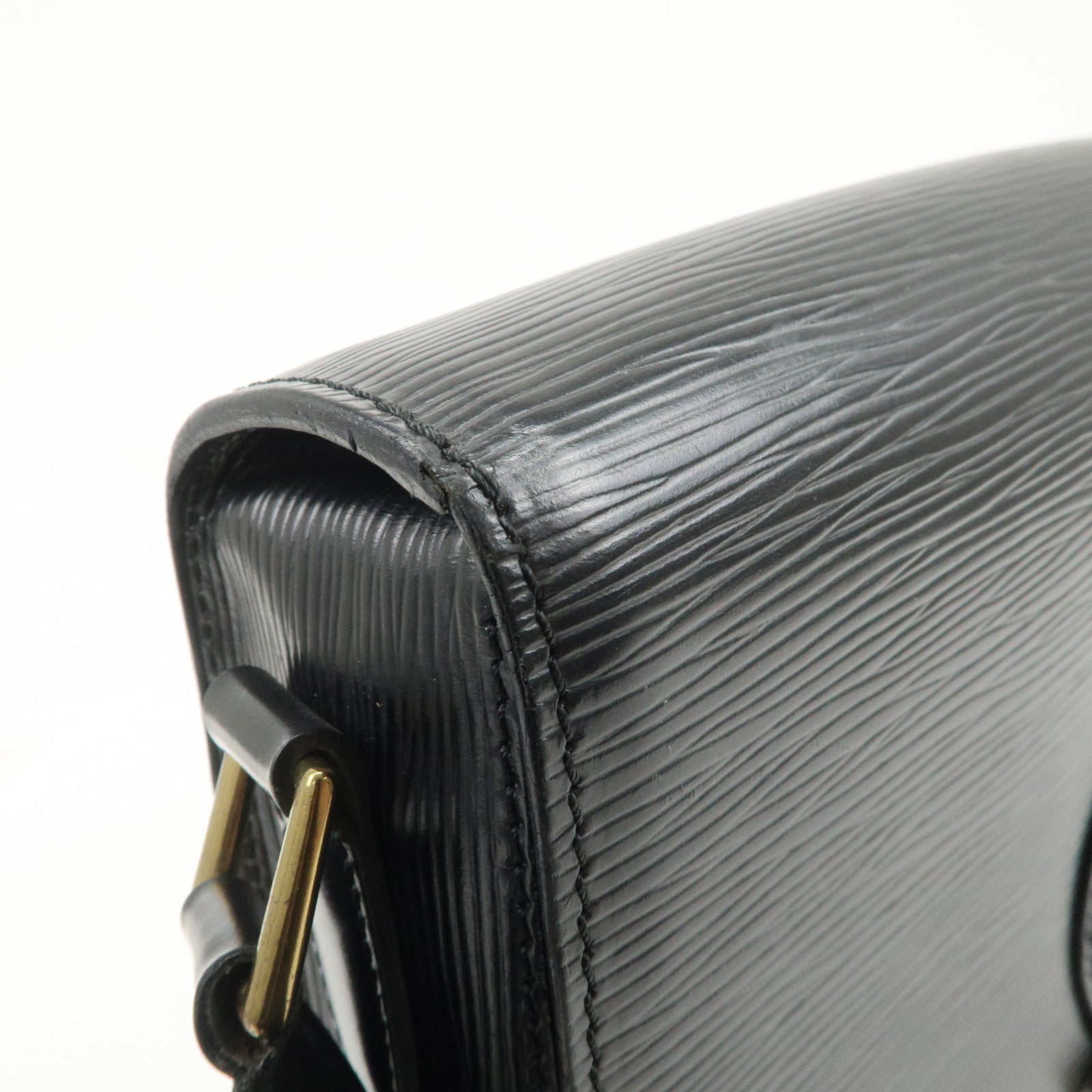 Louis Vuitton Epi Saint Cloud Shoulder Bag Black Noir M52192