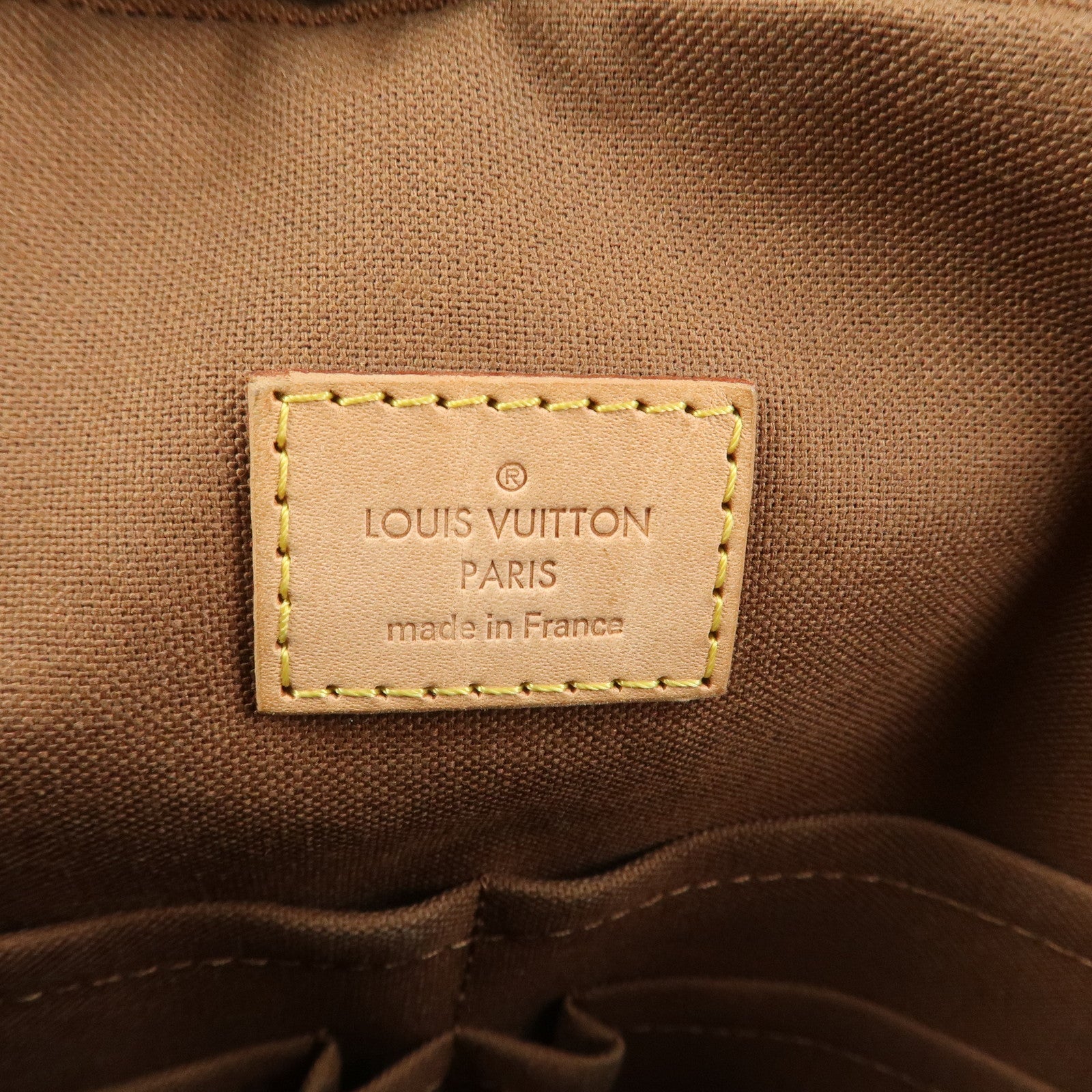 Louis Vuitton Monogram Trotteur Beaubourg Shoulder Bag Brown M97037