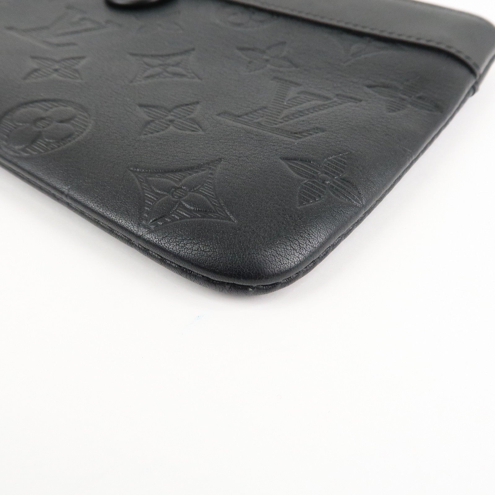 Louis Vuitton Monogram Shadow Pochette Discovery PM Black M44335 Used