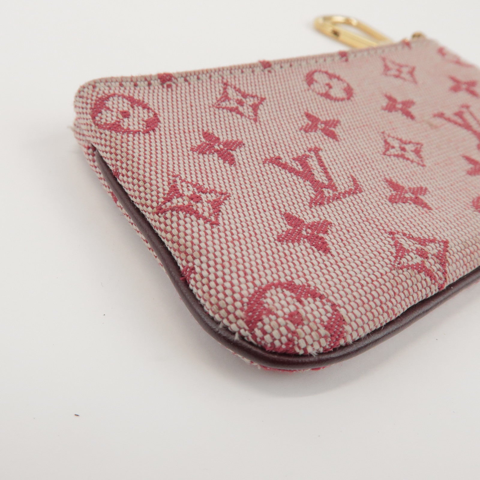 Louis Vuitton Monogram Mini Pochette Cles Coin Case Cerise M92238