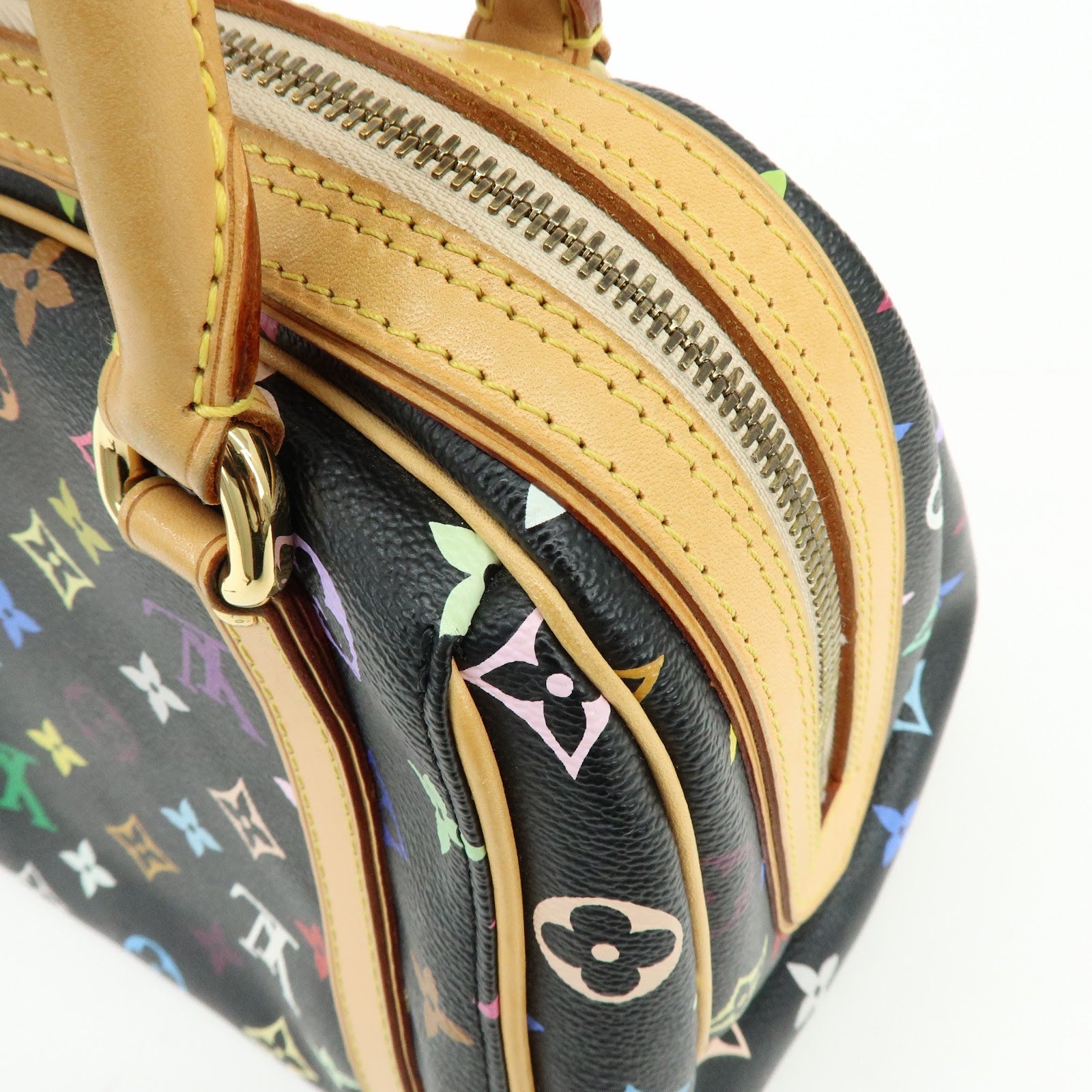 Louis Vuitton Monogram Multicolor Priscilla Hand Bag Noir M40097