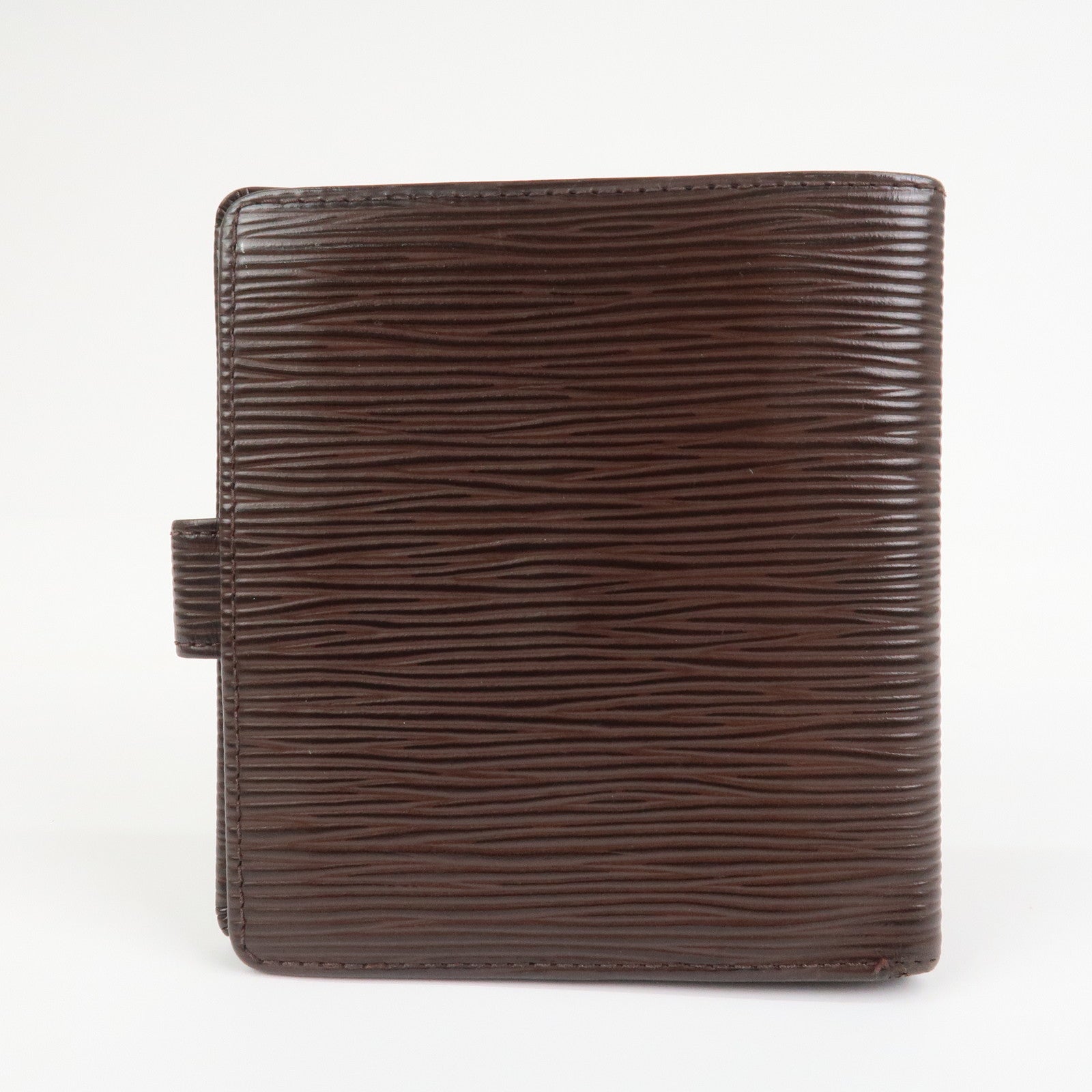 Louis Vuitton Epi Porte Billets Compact Wallet Mocha M6355D