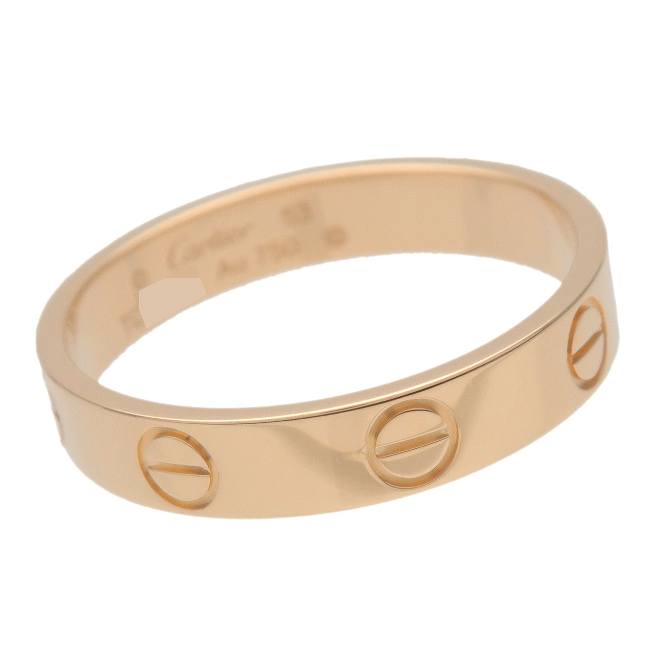 Cartier Mini Love Ring K18 750YG Yellow Gold #53 US6.5 EU53 HK14