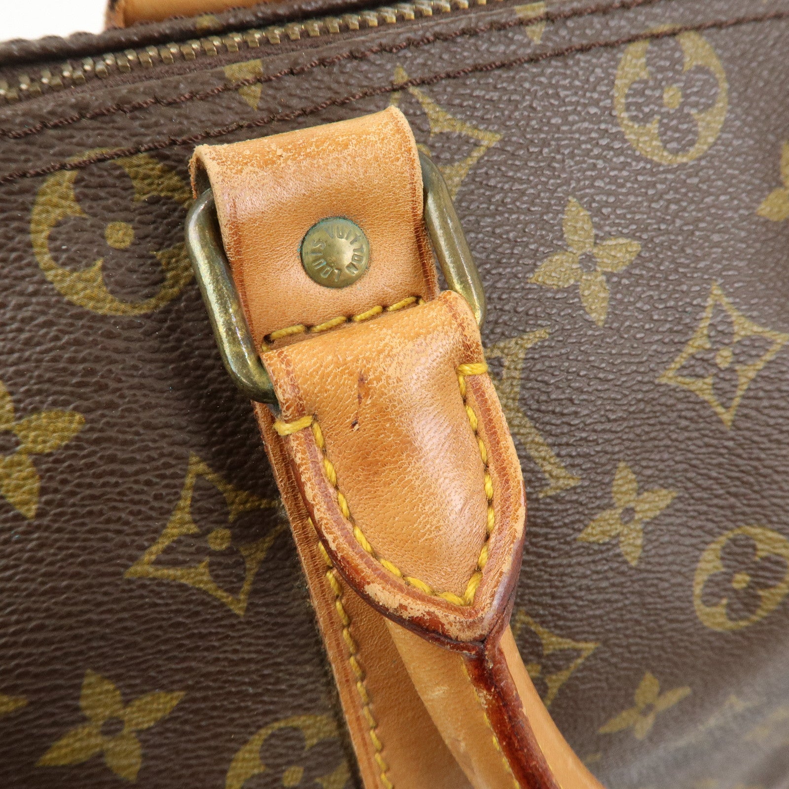 Louis Vuitton Monogram Keep All 45 Boston Bag Brown M41428