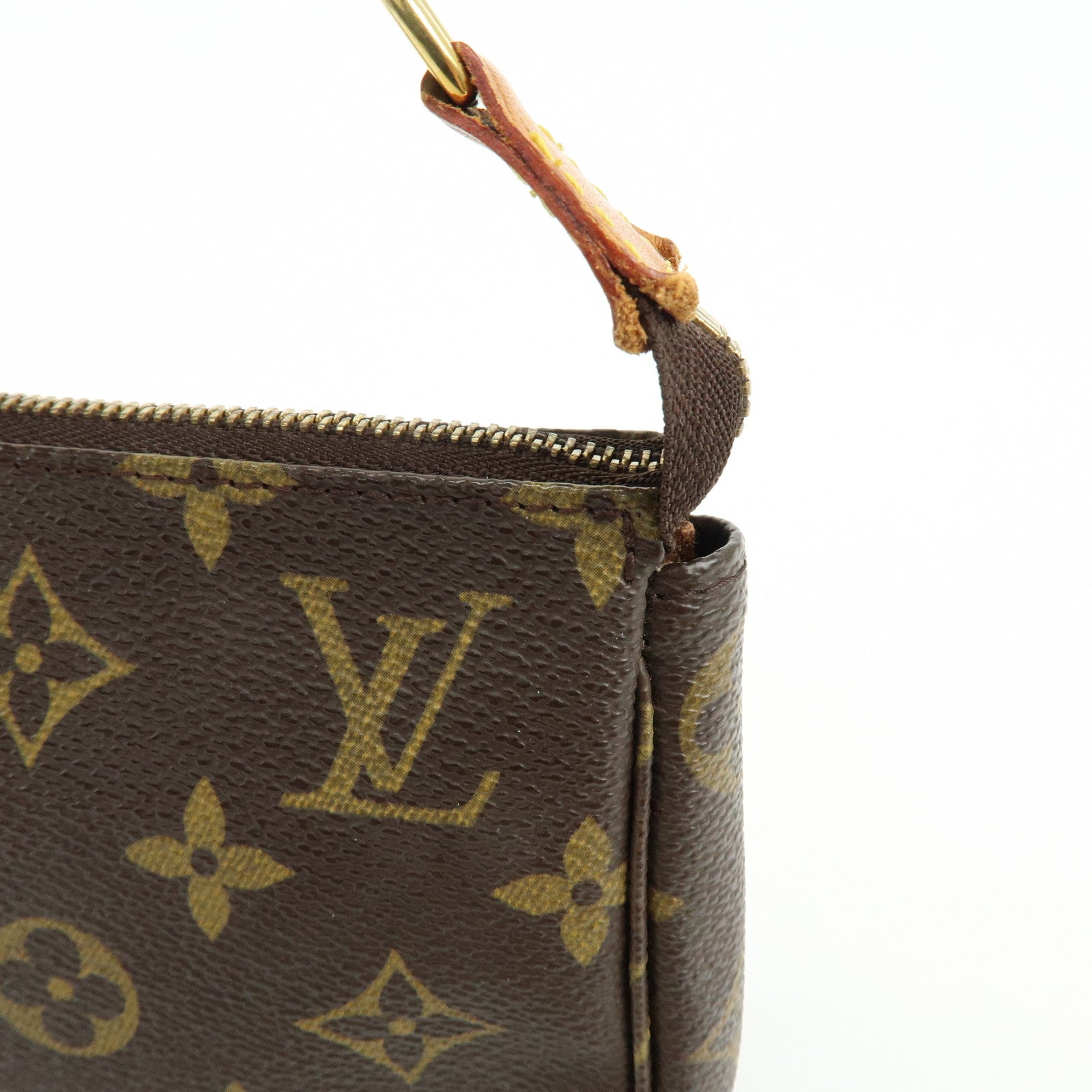 Louis Vuitton Monogram Pochette Accessoires Pouch Hand Bag M51980