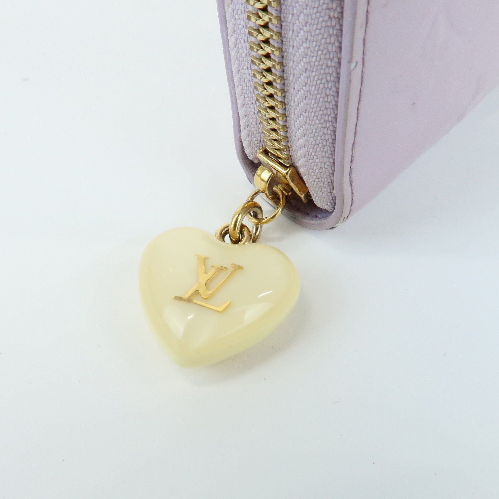 Louis Vuitton Monogram Vernis Long Wallet Glossy Lilac M82977
