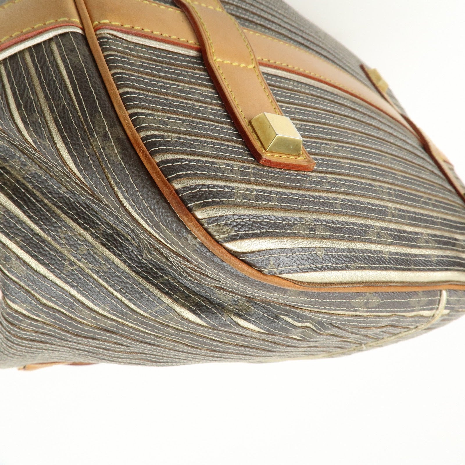 Louis Vuitton Monogram Eden Neo Leather Hand Bag Argent M40355