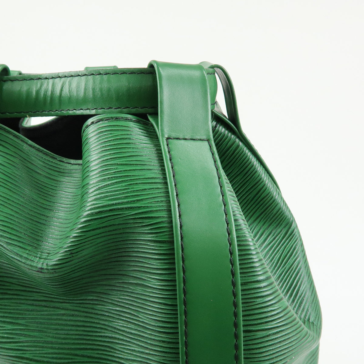 Louis Vuitton Epi Leather Randonnee GM Shoulder Bag Green M43084