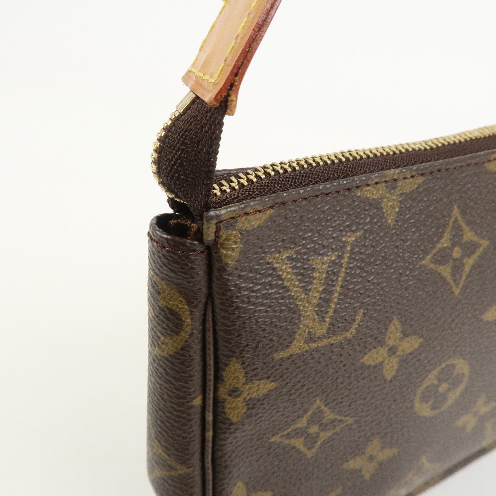 Louis Vuitton Monogram Pochette Accessoires Pouch Hand Bag M51980