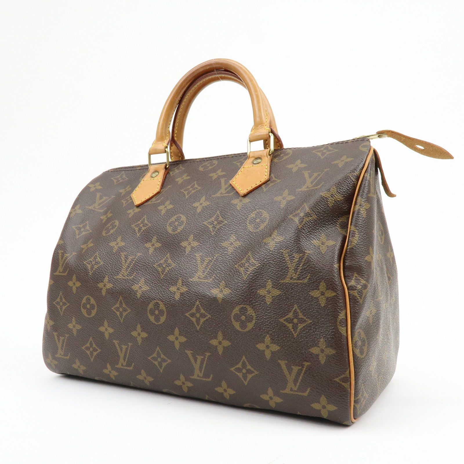 Louis Vuitton Monogram Speedy 30 Boston Bag Hand Bag Brown M41526