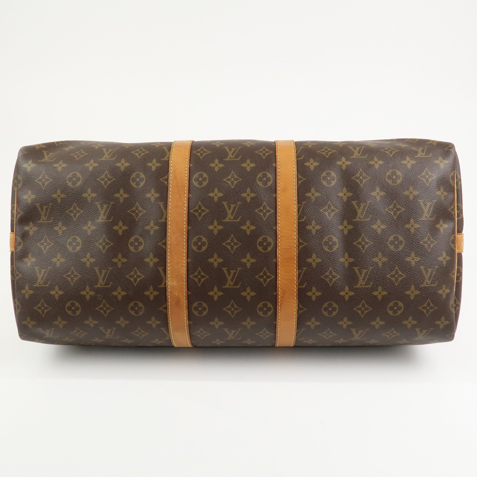 Louis Vuitton Monogram Keep All 55 Bandouliere Boston Bag M56714