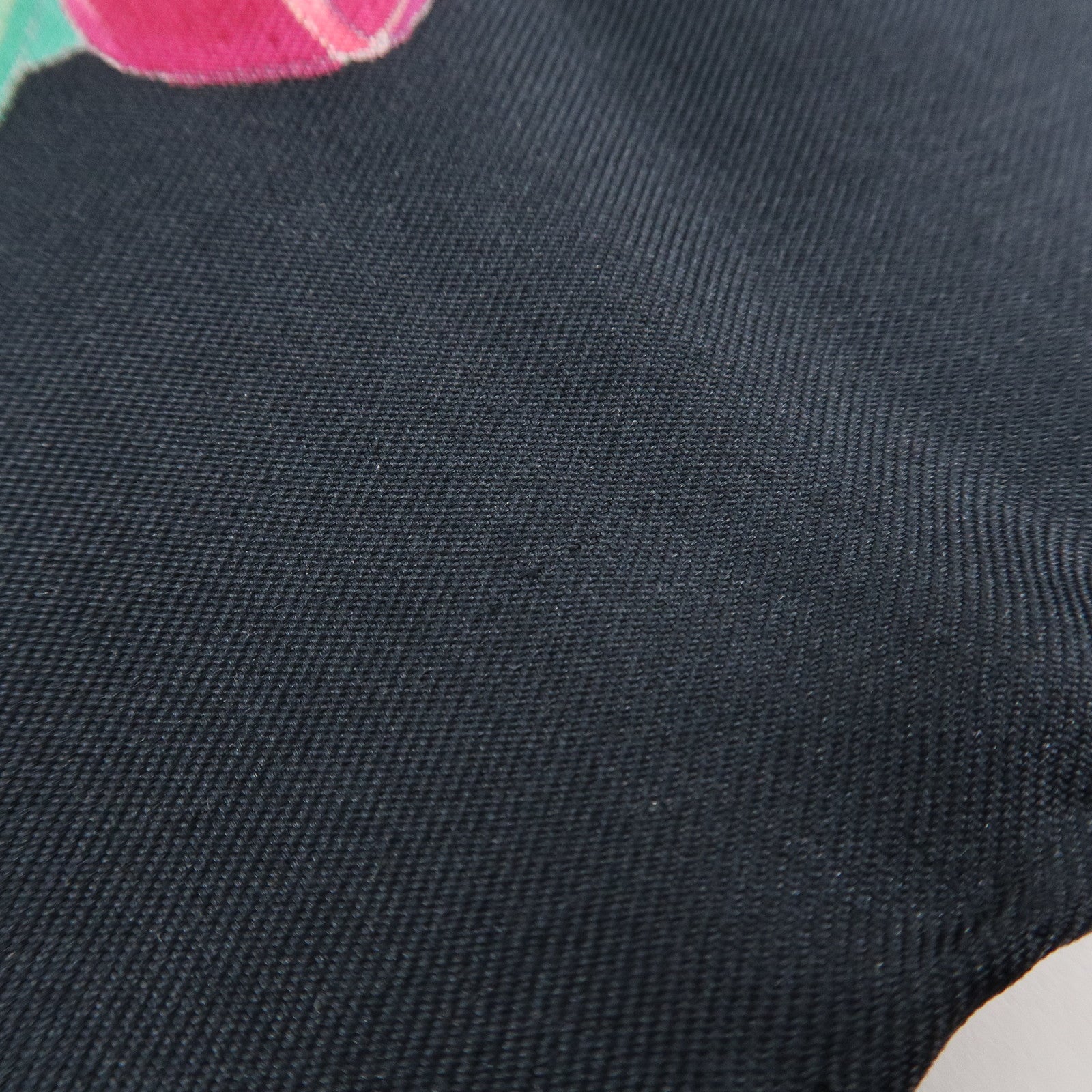 HERMES Carre90 Silk 100% Scarf Black Yellow Used