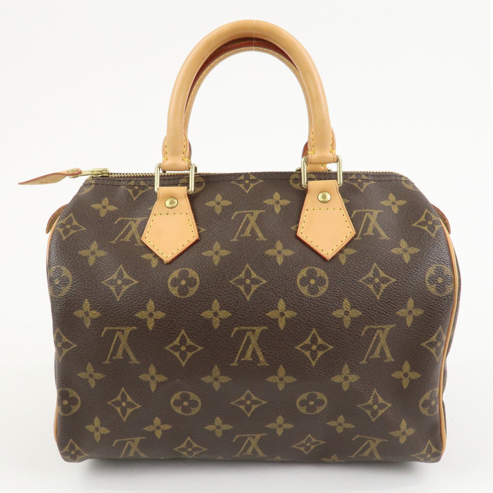 Louis Vuitton Monogram Speedy 25 Boston Bag Hand Bag Brown M41528