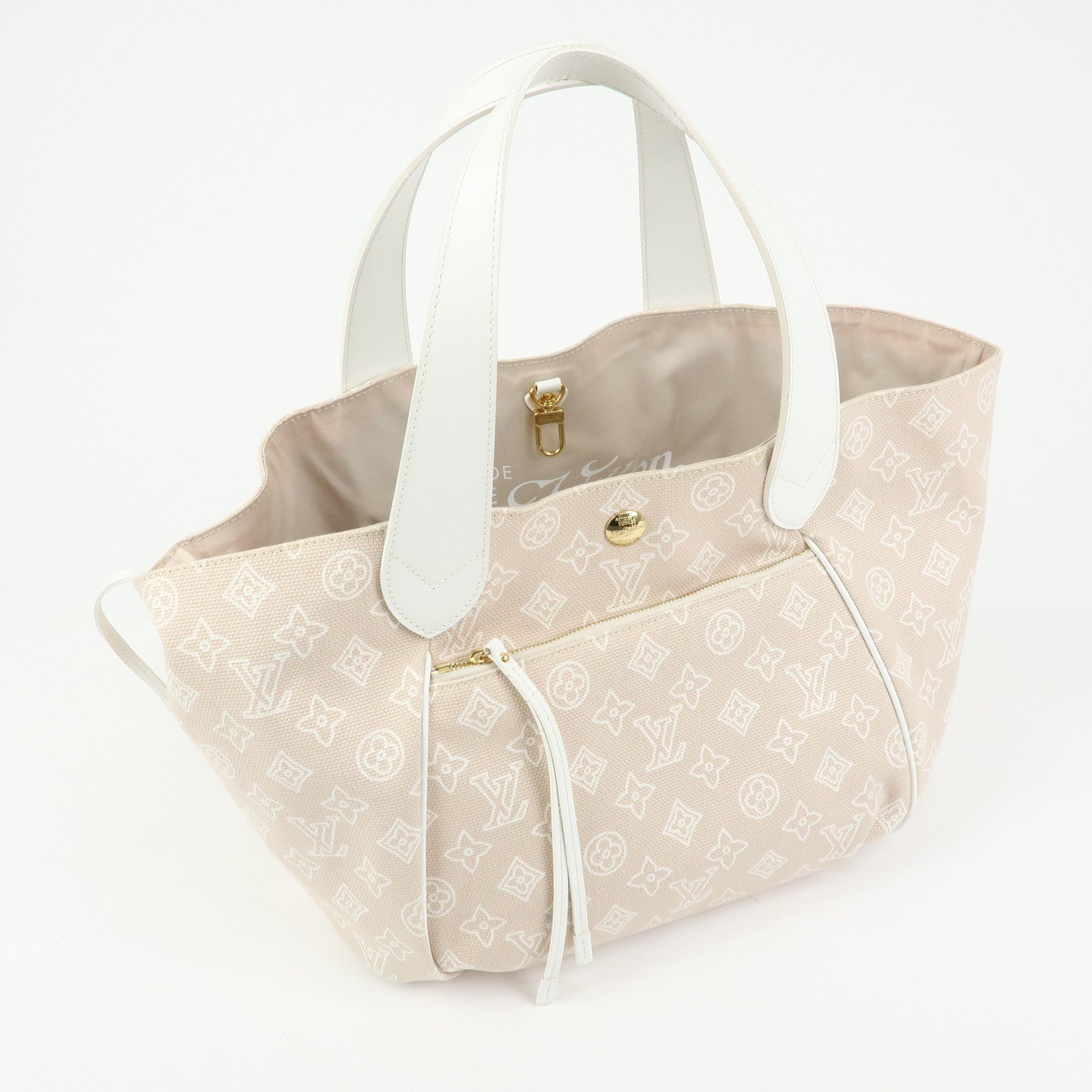 Louis Vuitton Monogram Beach Line Cabas Ipanema GM Sable M95986
