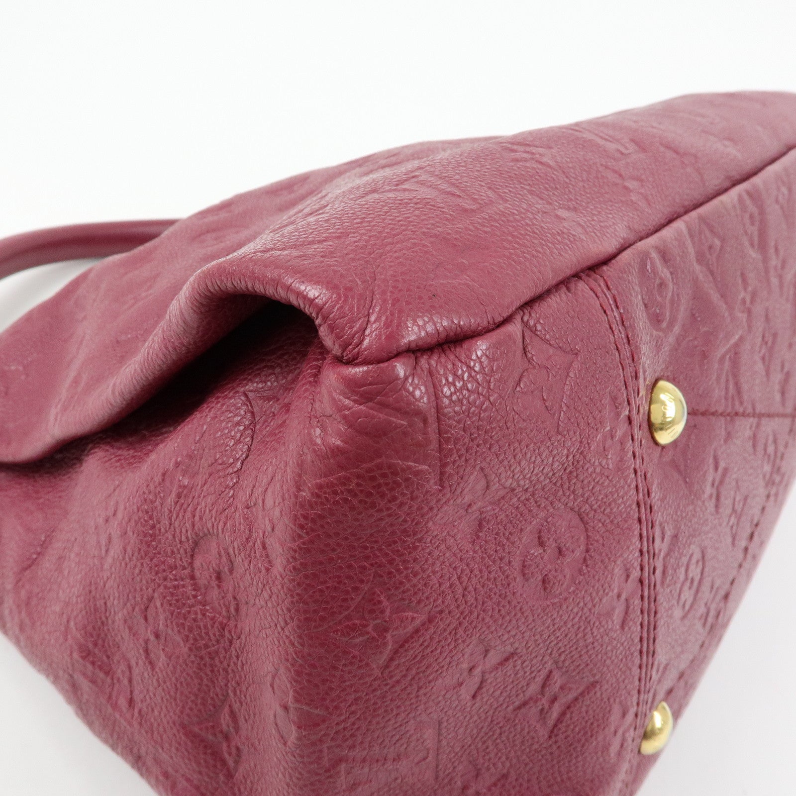 Louis Vuitton Monogram Empreinte Empreinte Leather MM Aurore M94047