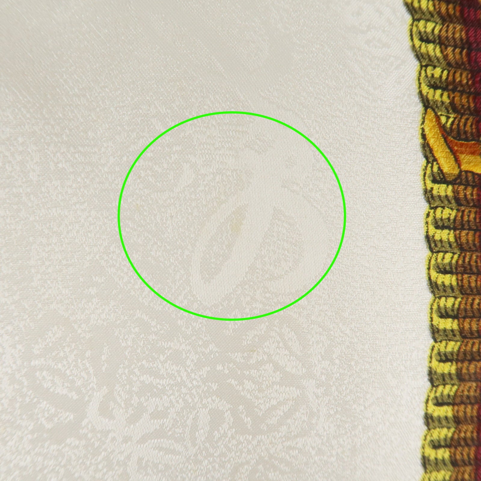 LOEWE Silk 100% Scarf Brown White