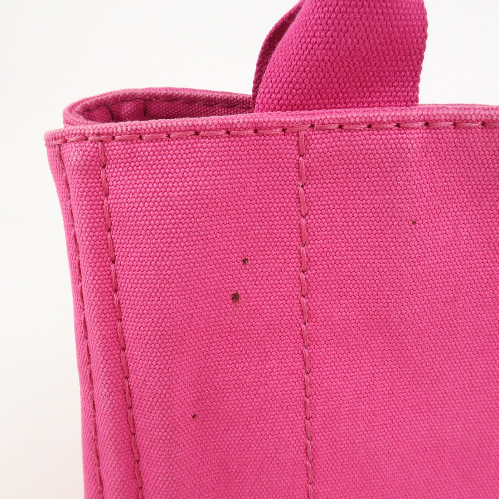 PRADA Canvas Canapa Mini 2Way Bag Hand Shoulder Bag Pink B2439G