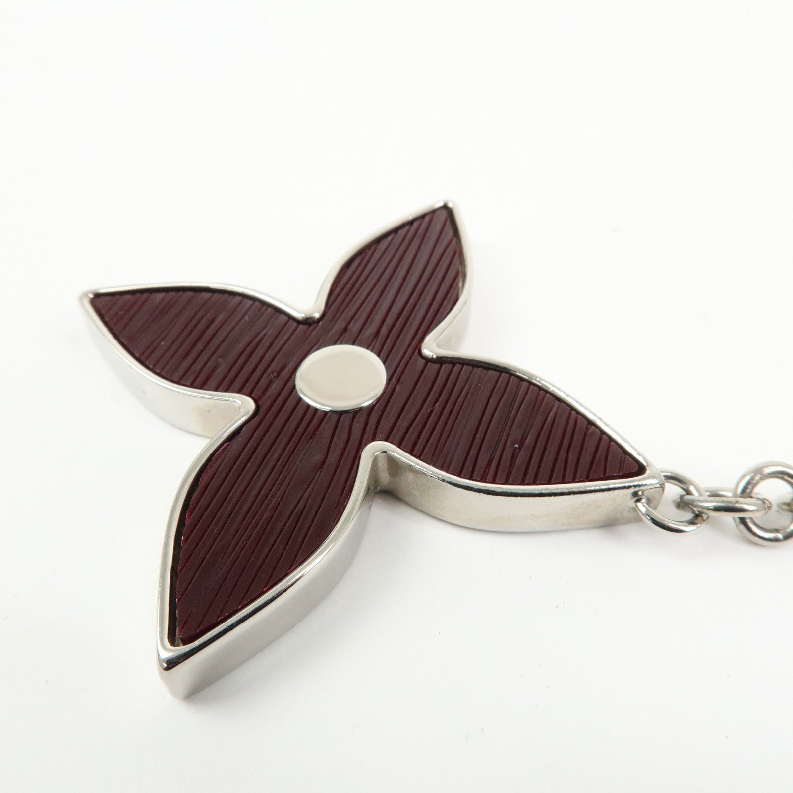 Louis Vuitton Bijou Sac Fleur Metal Bag Charm Key Holder M66368